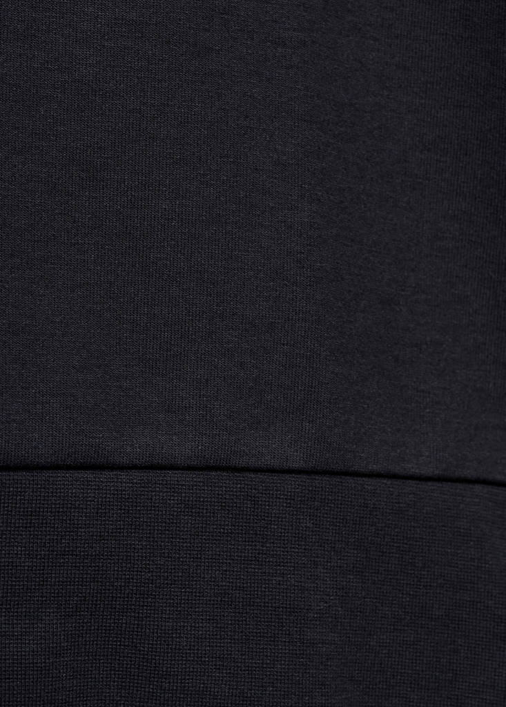 Regular-fit cotton sweatshirt with zip — Navy