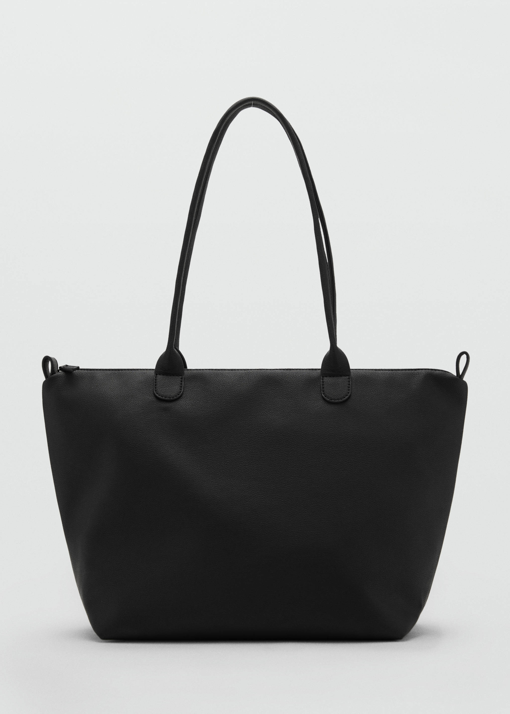 Faux-leather tote bag - Article without model
