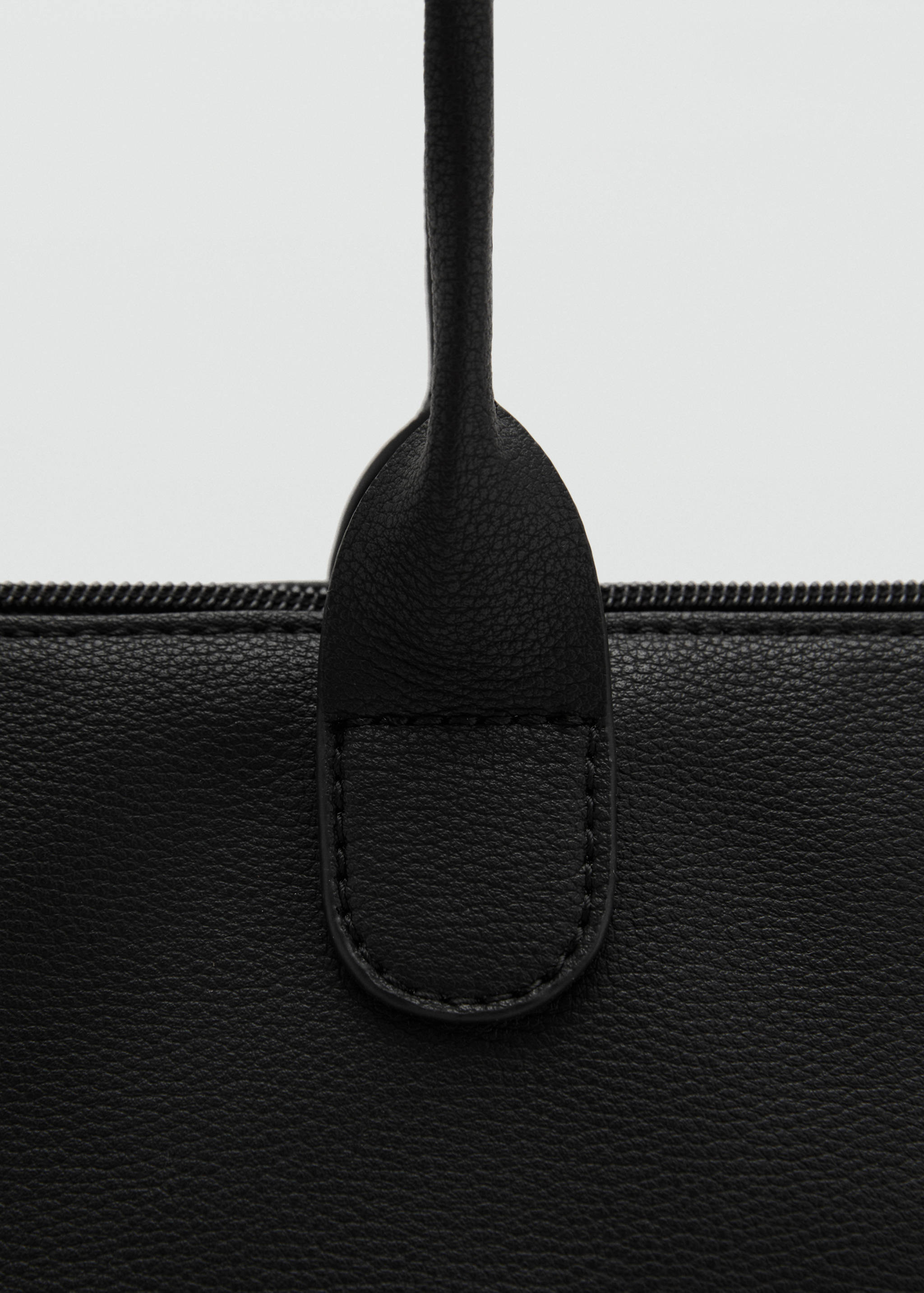 Faux-leather tote bag - Details of the article 2