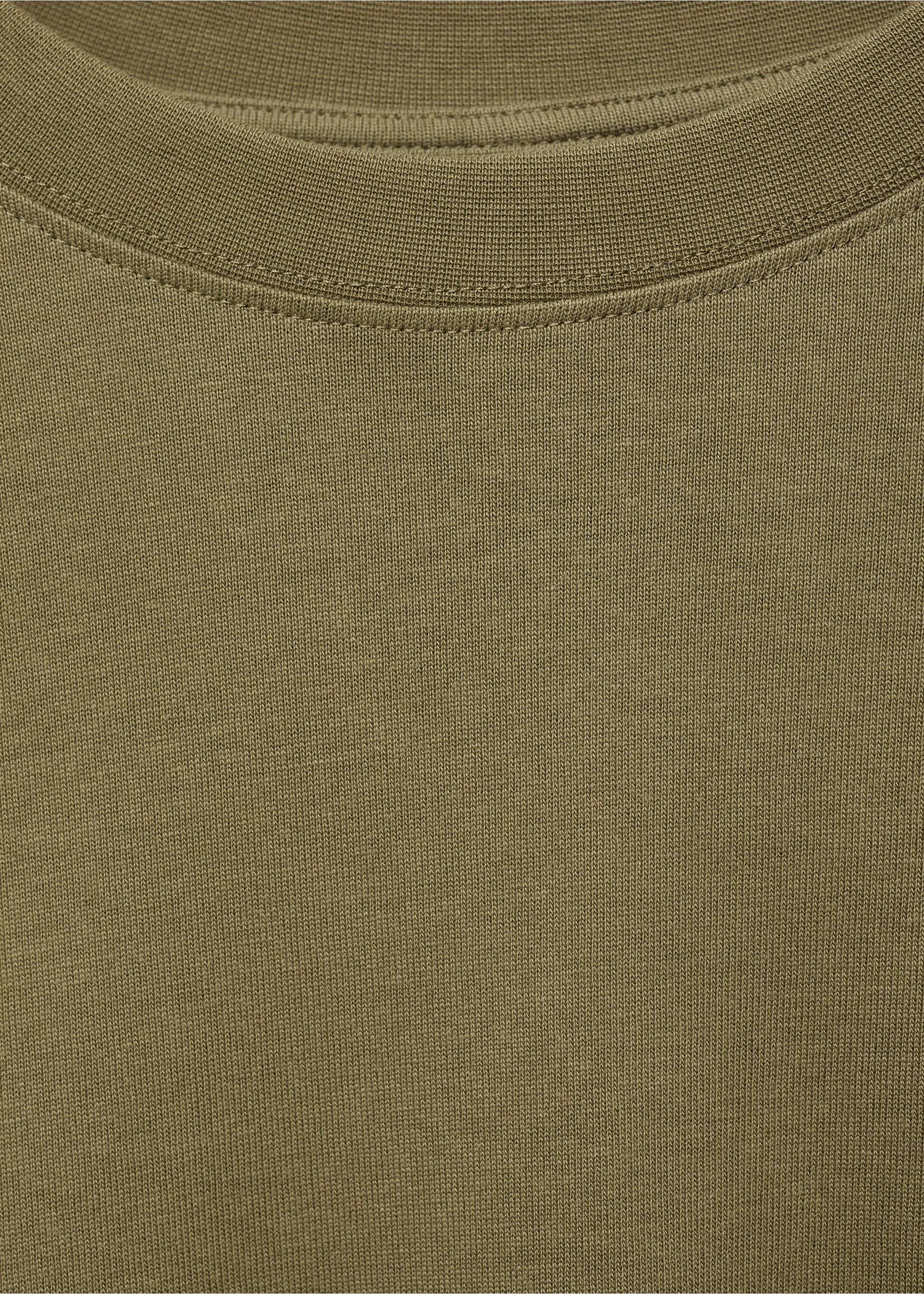 Sudadera 100% algodón relaxed fit - Detalle del artículo 0, Khaki. Ref: 17064432-00.