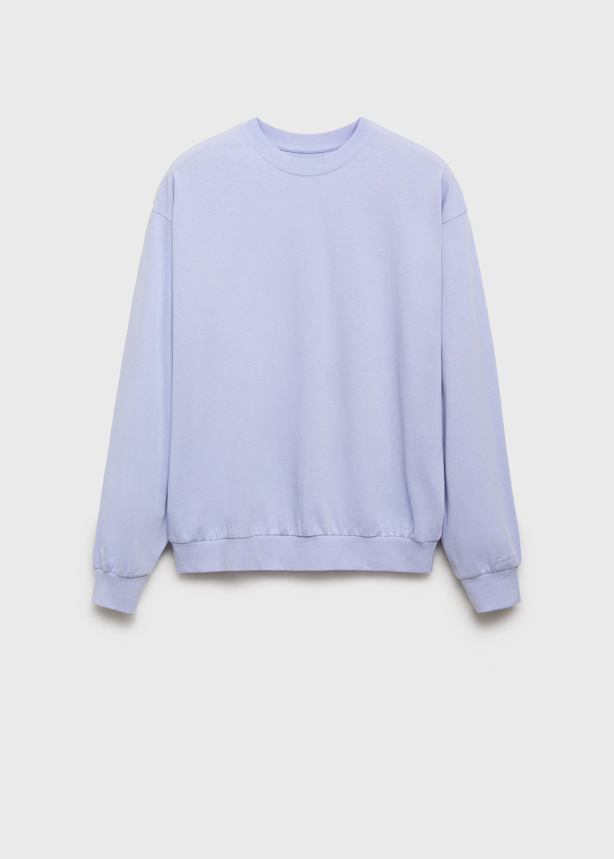 100% cotton relaxed-fit sweatshirt - Article without model