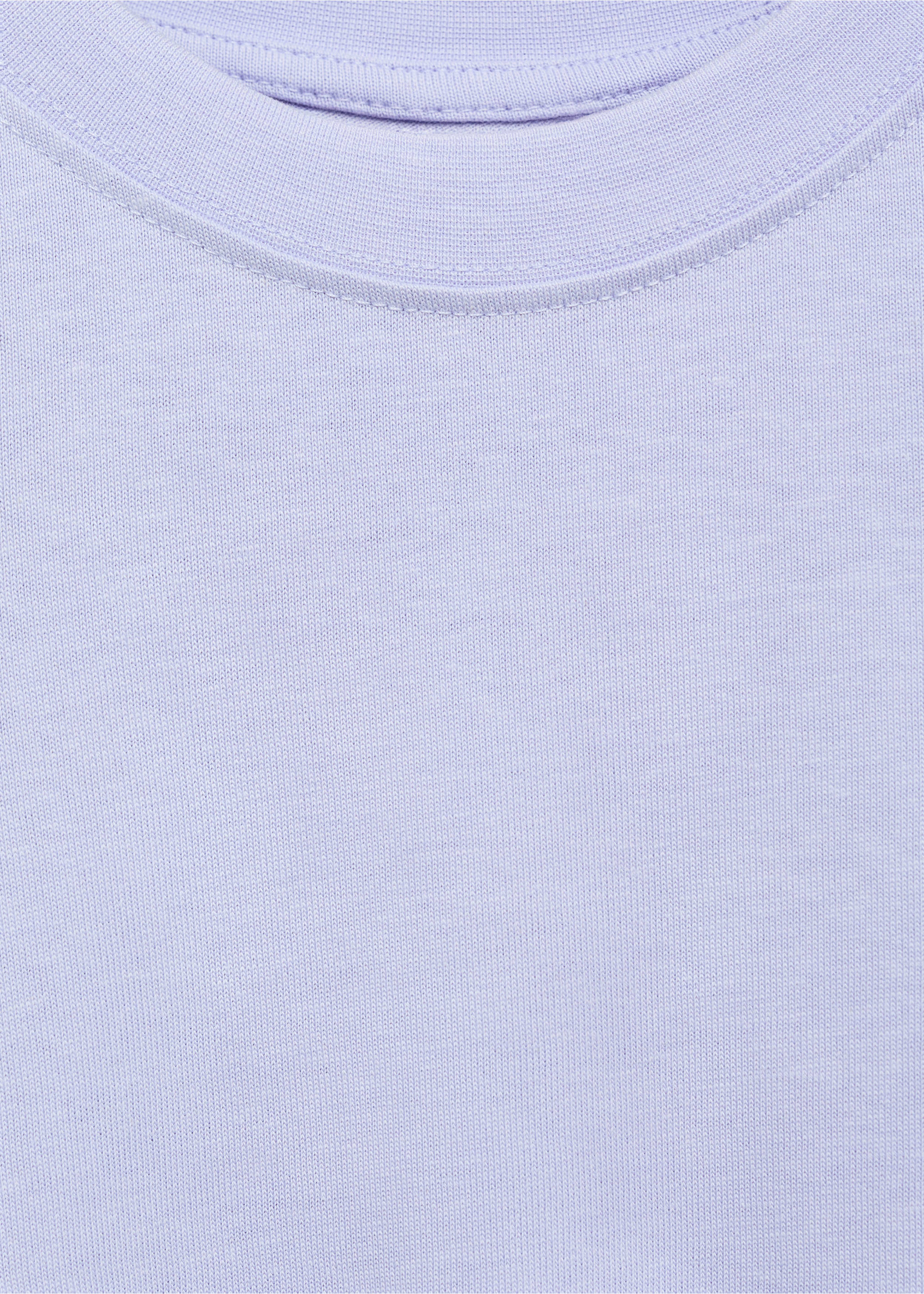 Sudadera 100% algodón relaxed fit - Detalle del artículo 8, Azul celeste. Ref: 17064432-00.