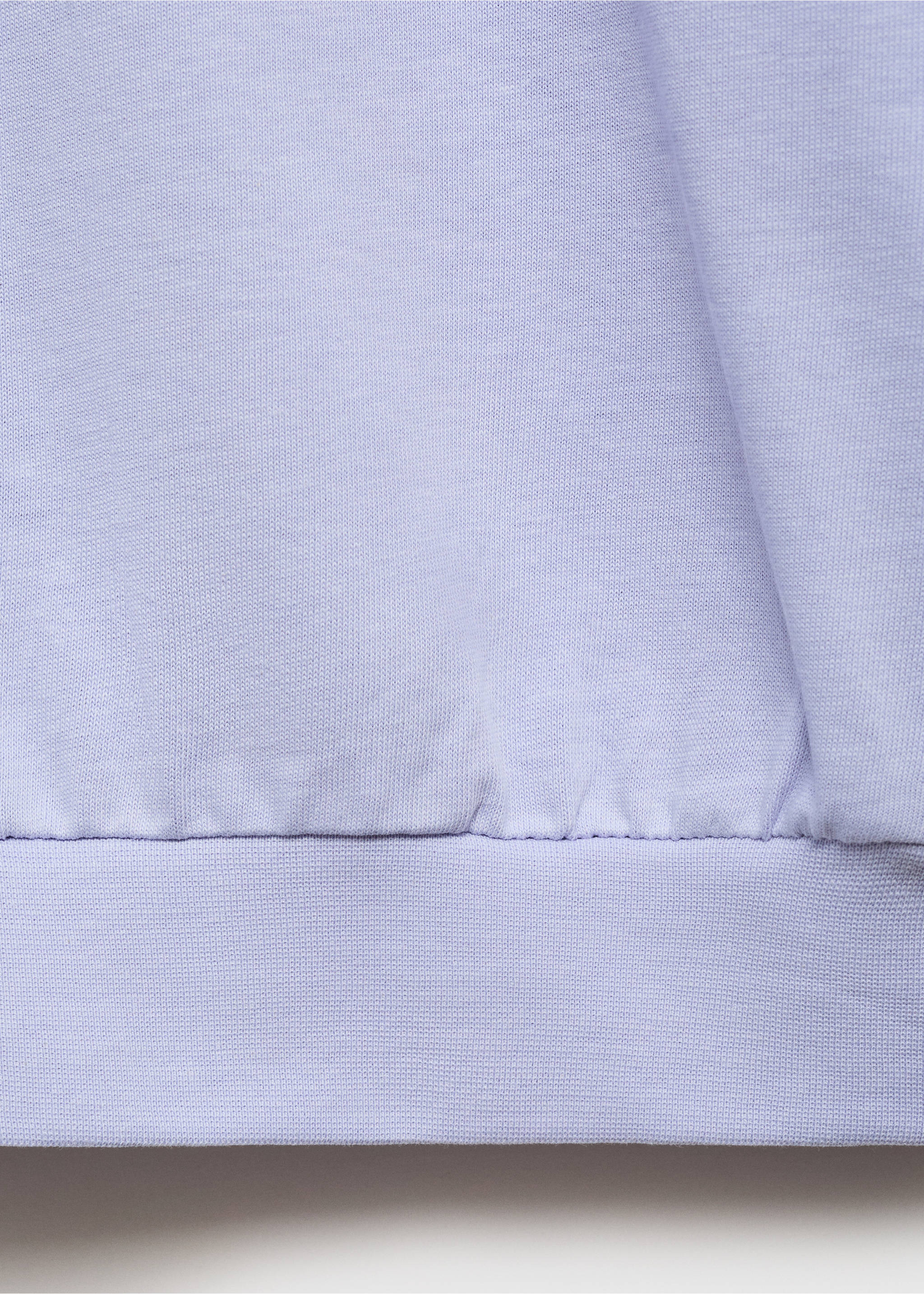 Sudadera 100% algodón relaxed fit - Detalle del artículo 0, Azul celeste. Ref: 17064432-00.