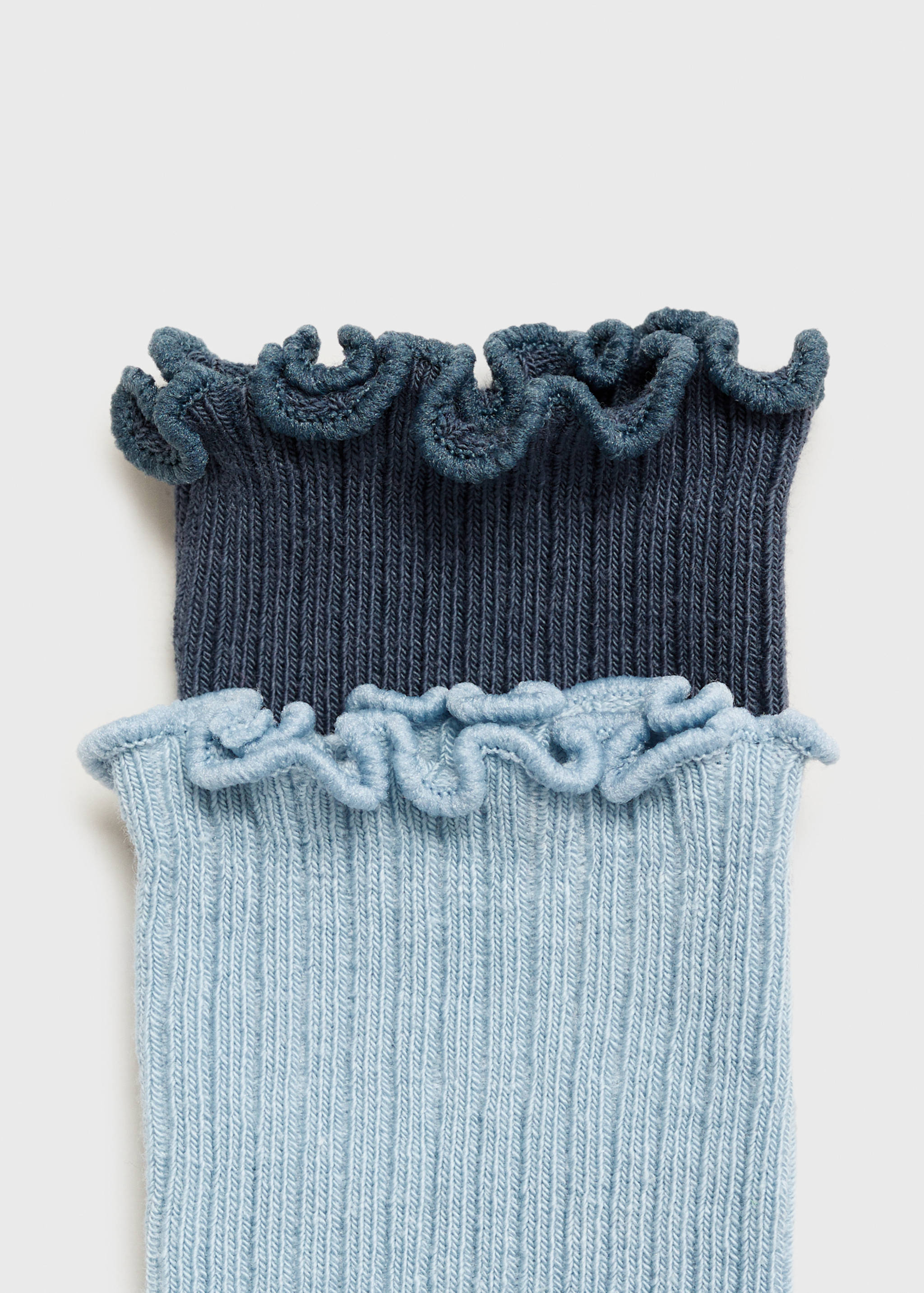 Pack 2 calcetines canalé - Reverso del artículo