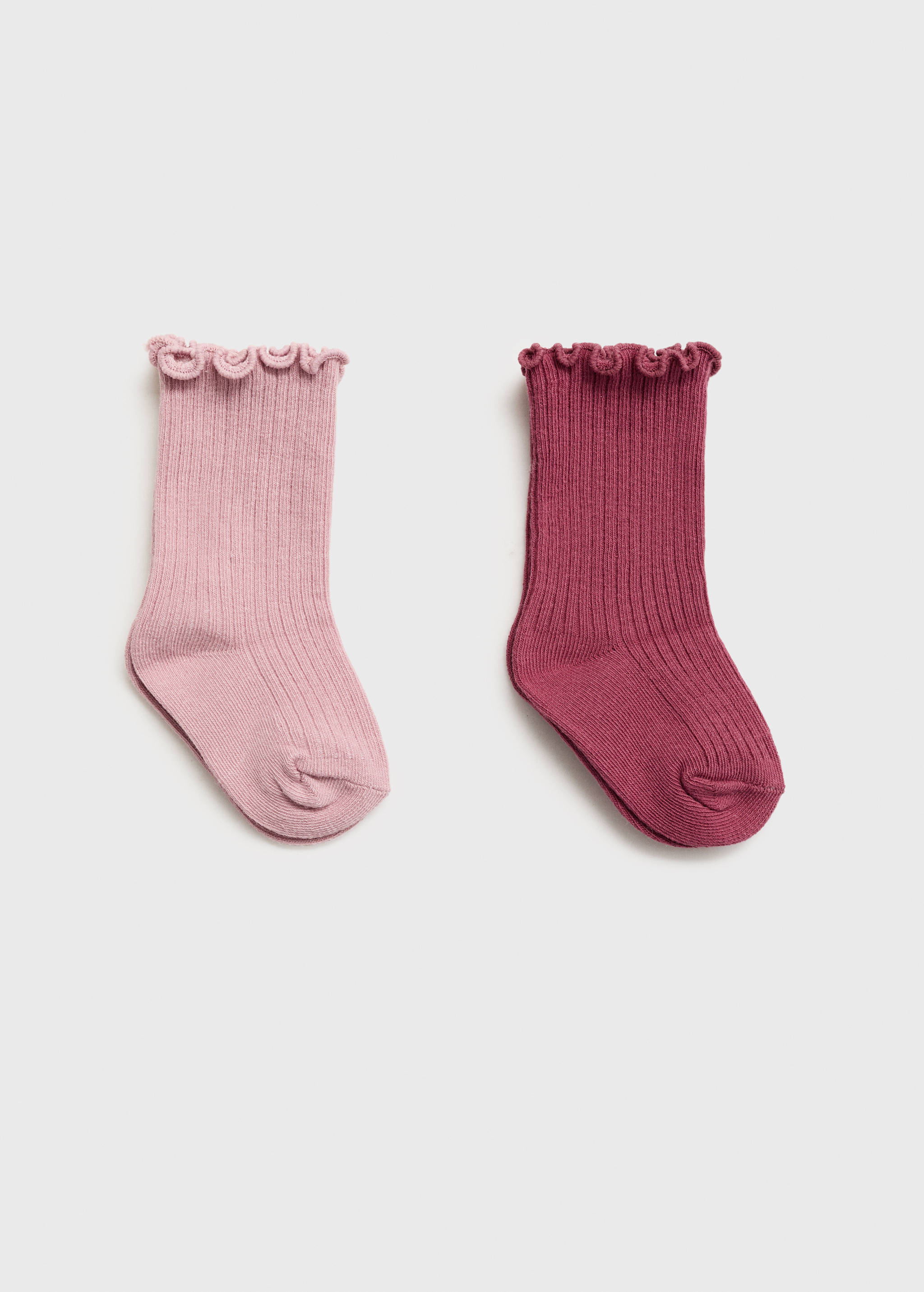 Pack 2 calcetines canalé - Artículo sin modelo