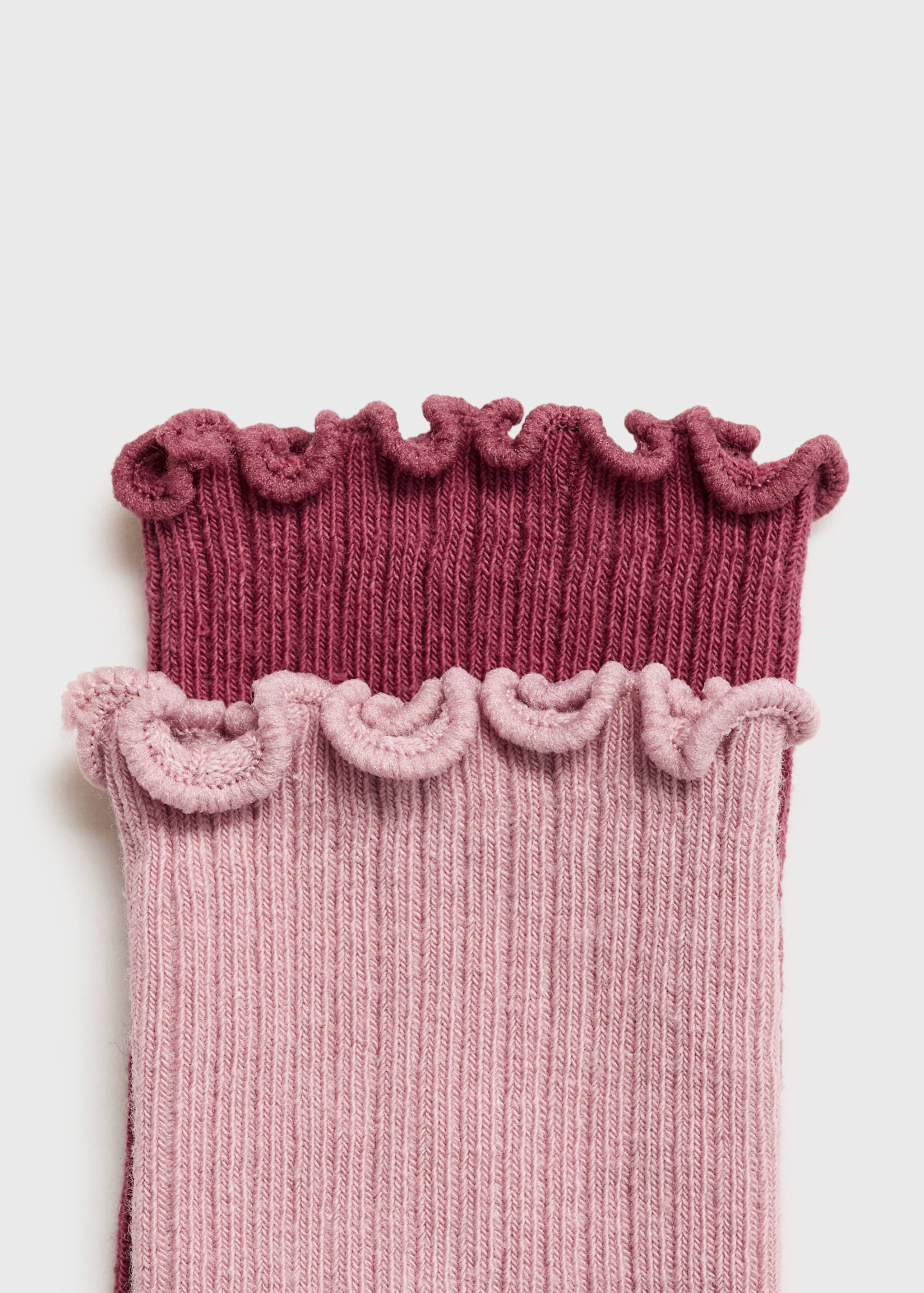 Pack 2 calcetines canalé - Reverso del artículo