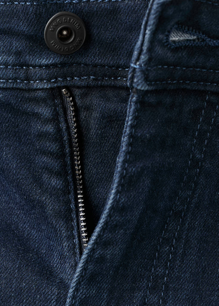 Slim fit white Jan jeans — Deep Dark Blue