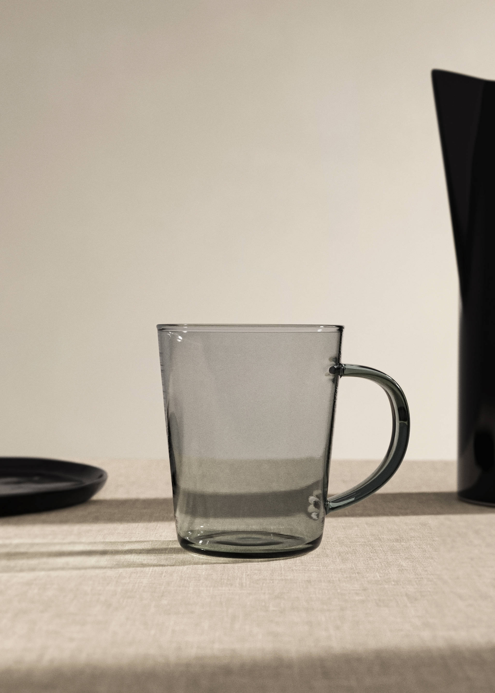 Koffiemok van gerookt boriumsilicaat - Overzichtstekening