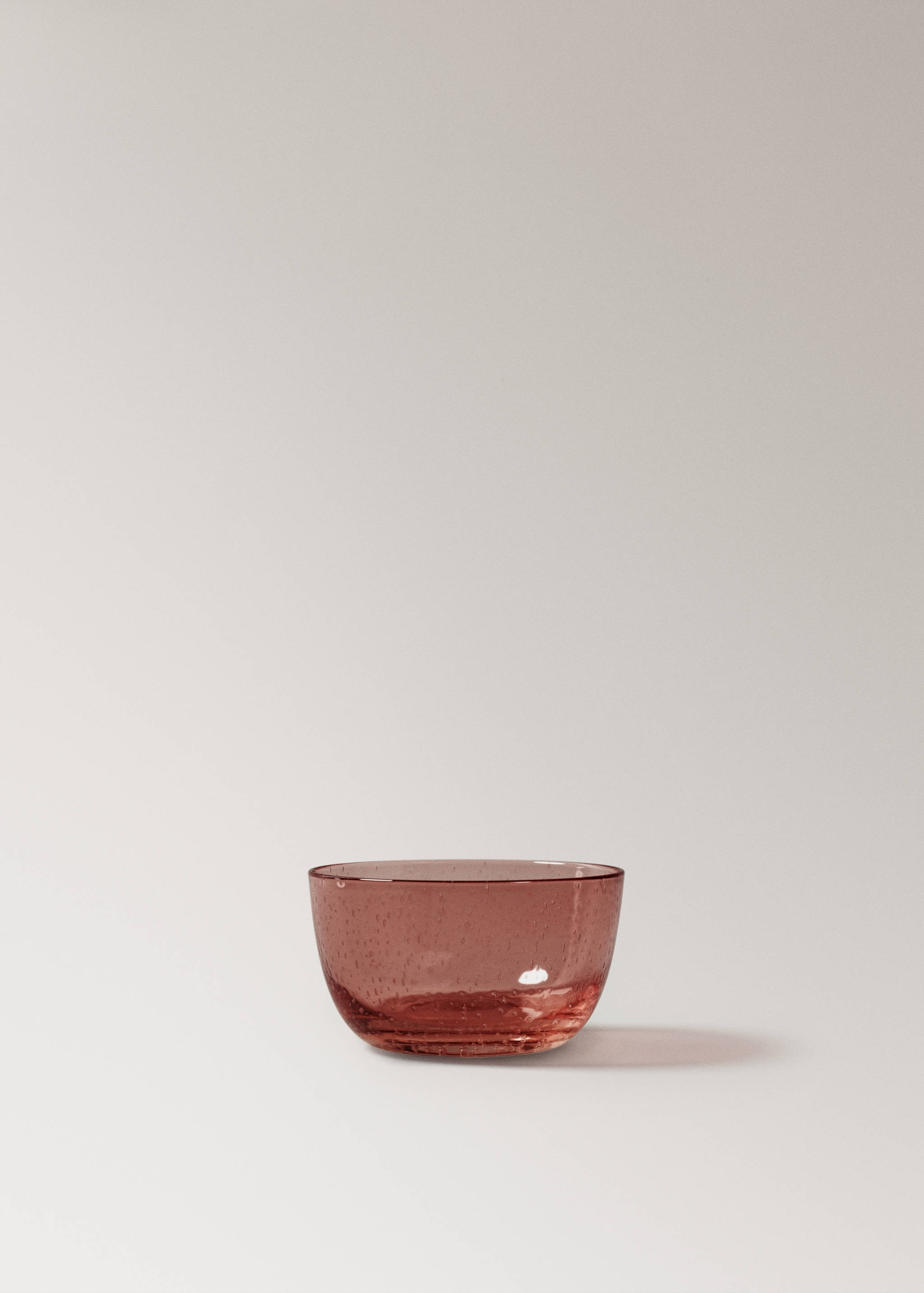 Bubble-design glass bowl - Article without model