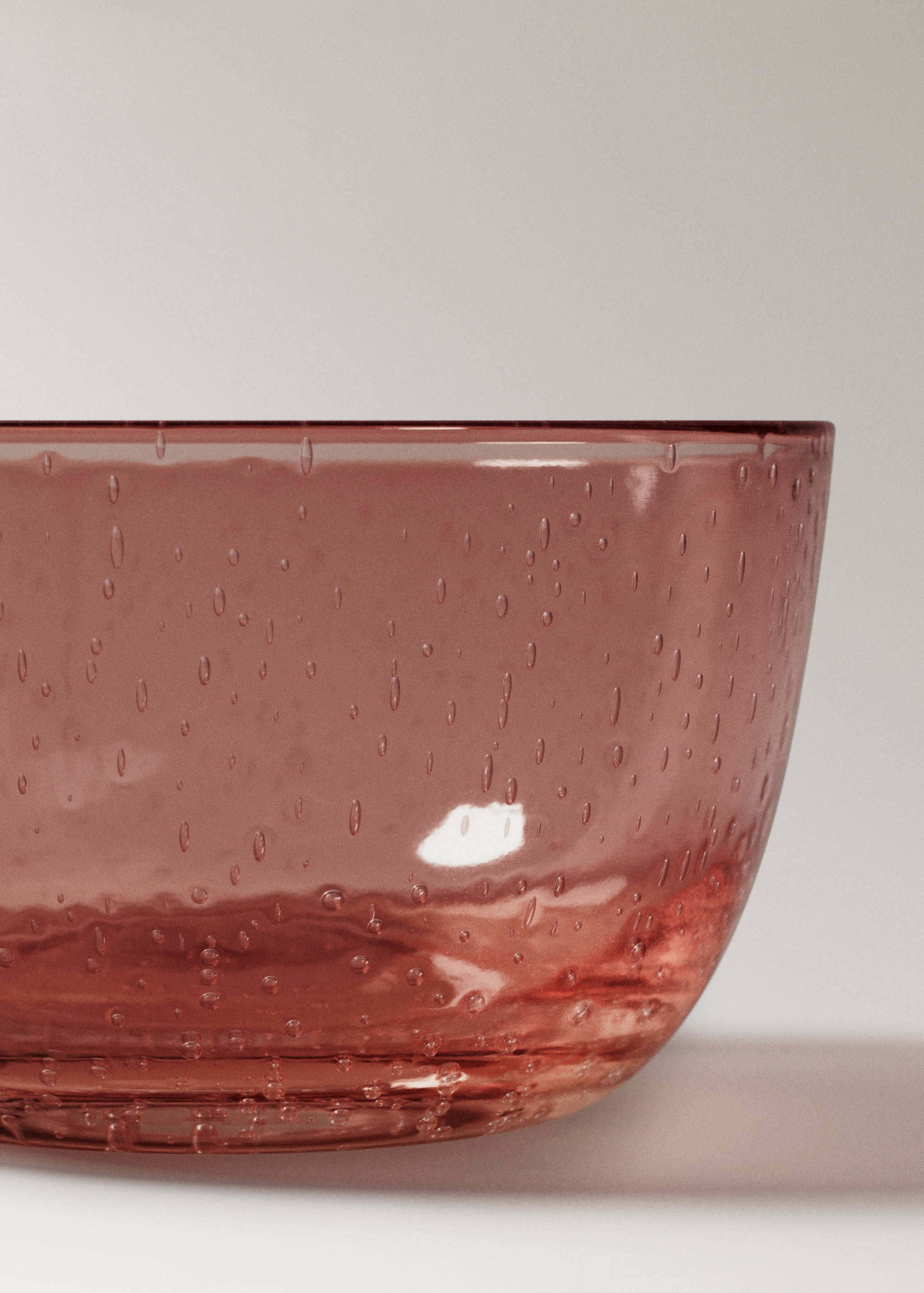 Bubble-design glass bowl - Details of the article 1