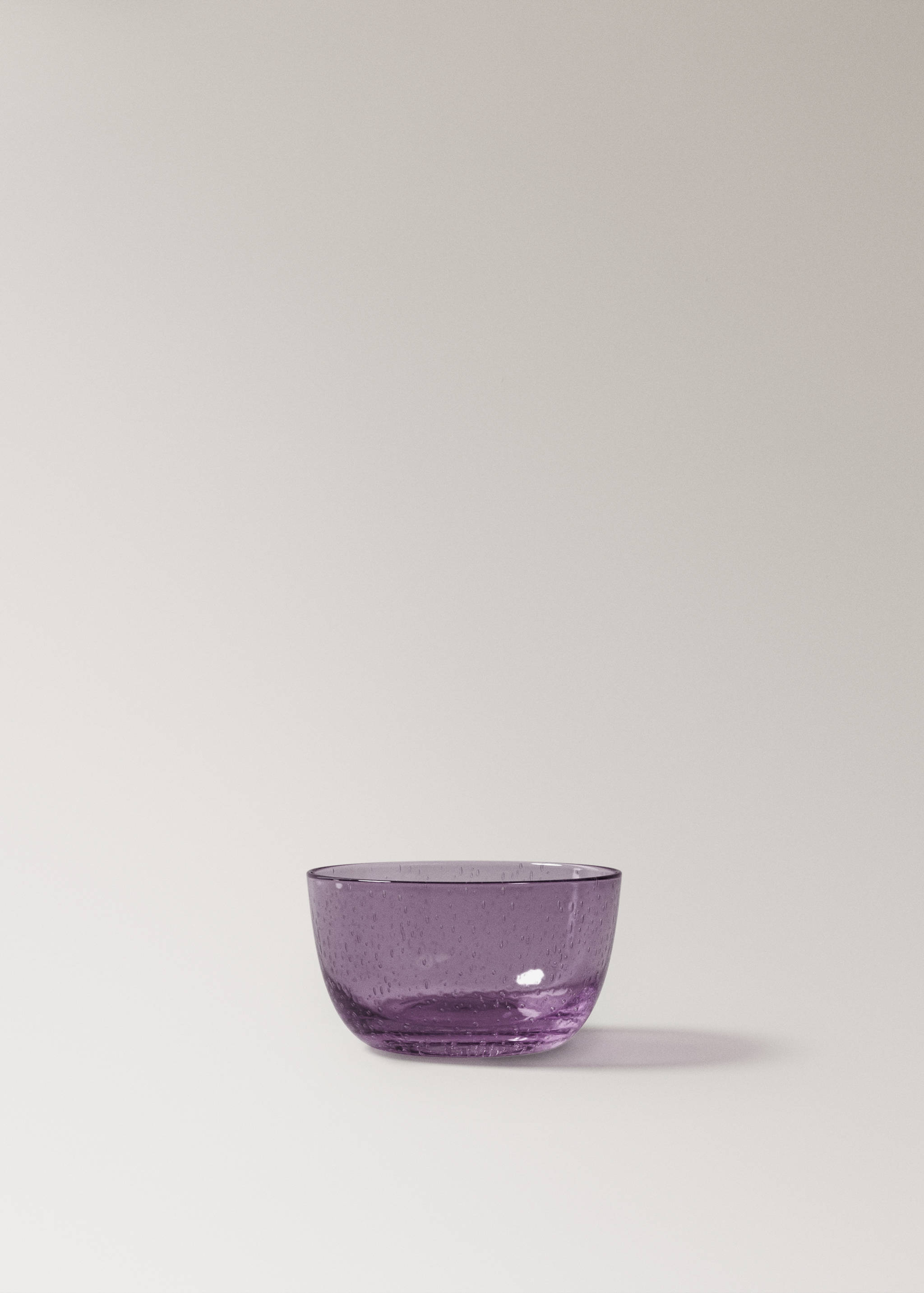 Bubble-design glass bowl - Article without model