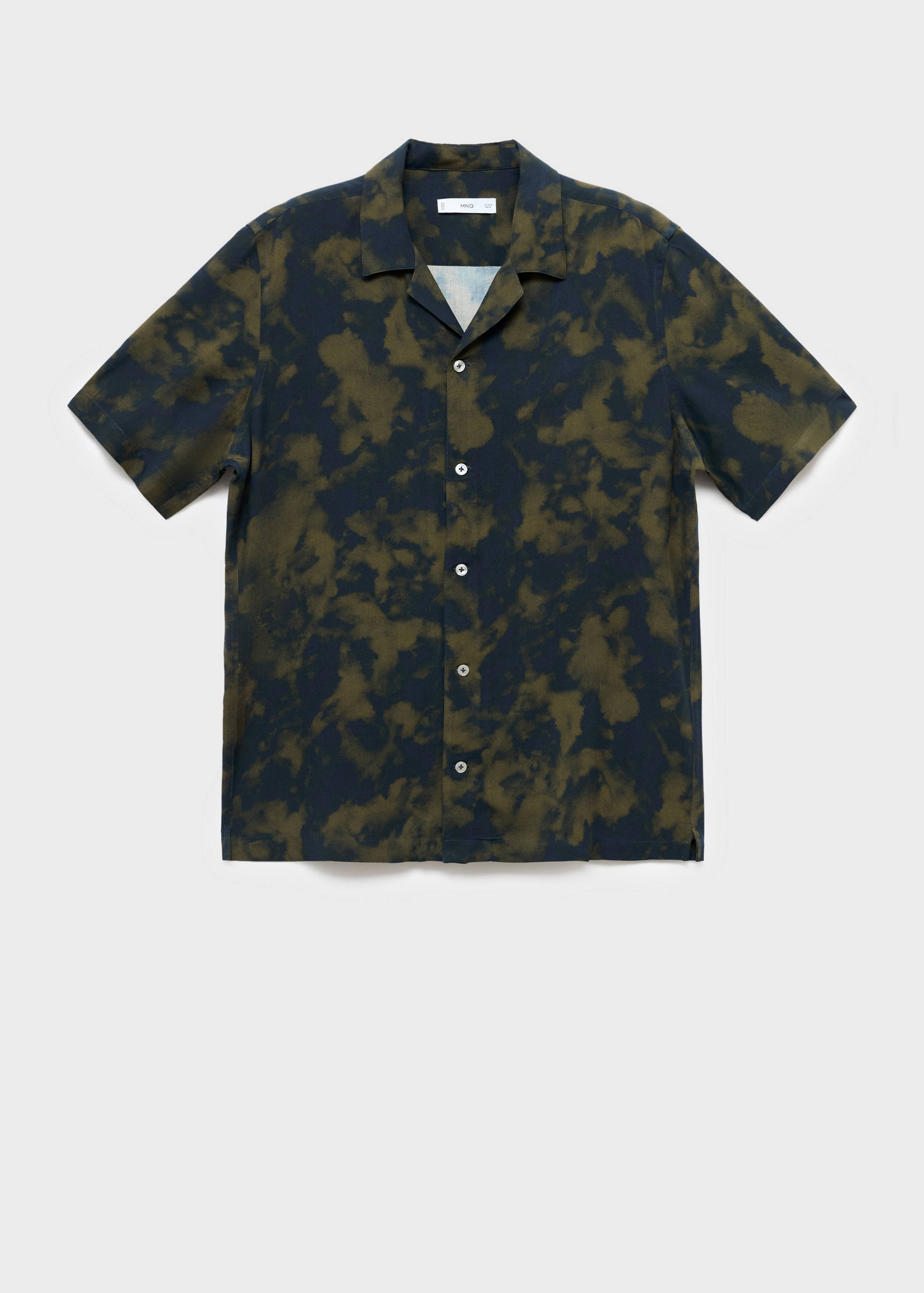 Camisa regular fit fluída estampada - Artículo sin modelo