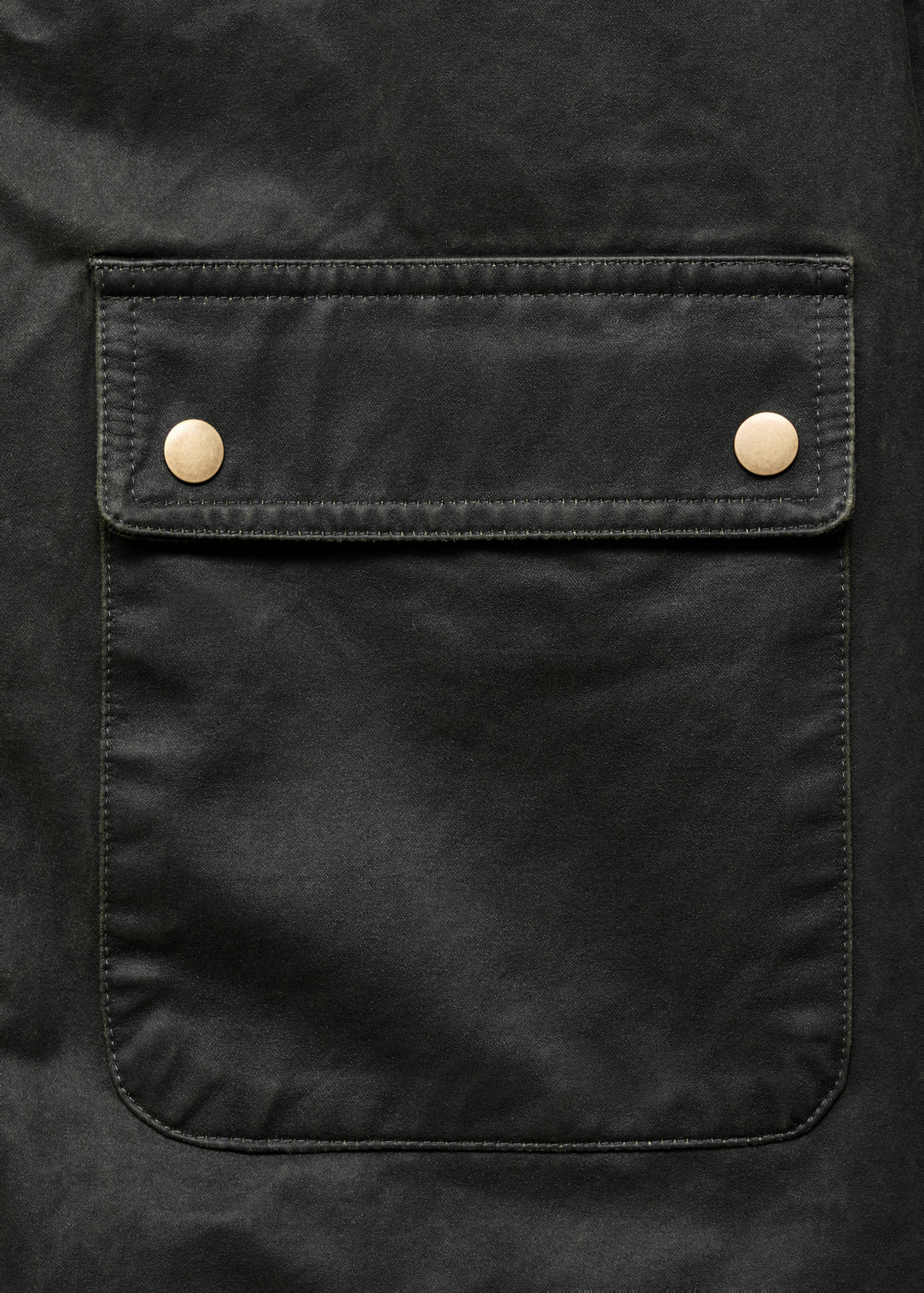 Parka cuello contraste - Detalle del artículo 0