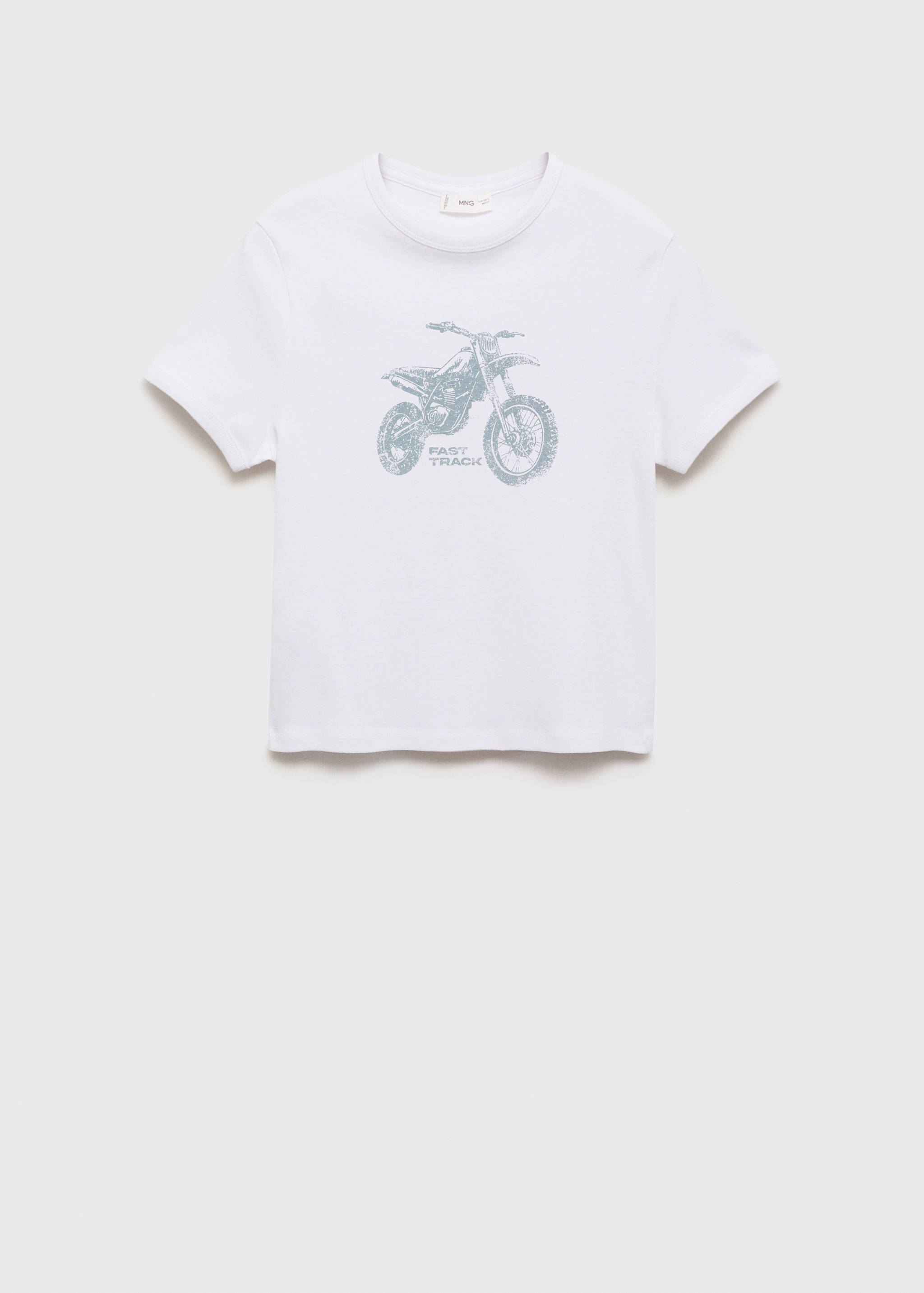 Cotton t-shirt with motorbikes - Article without model
