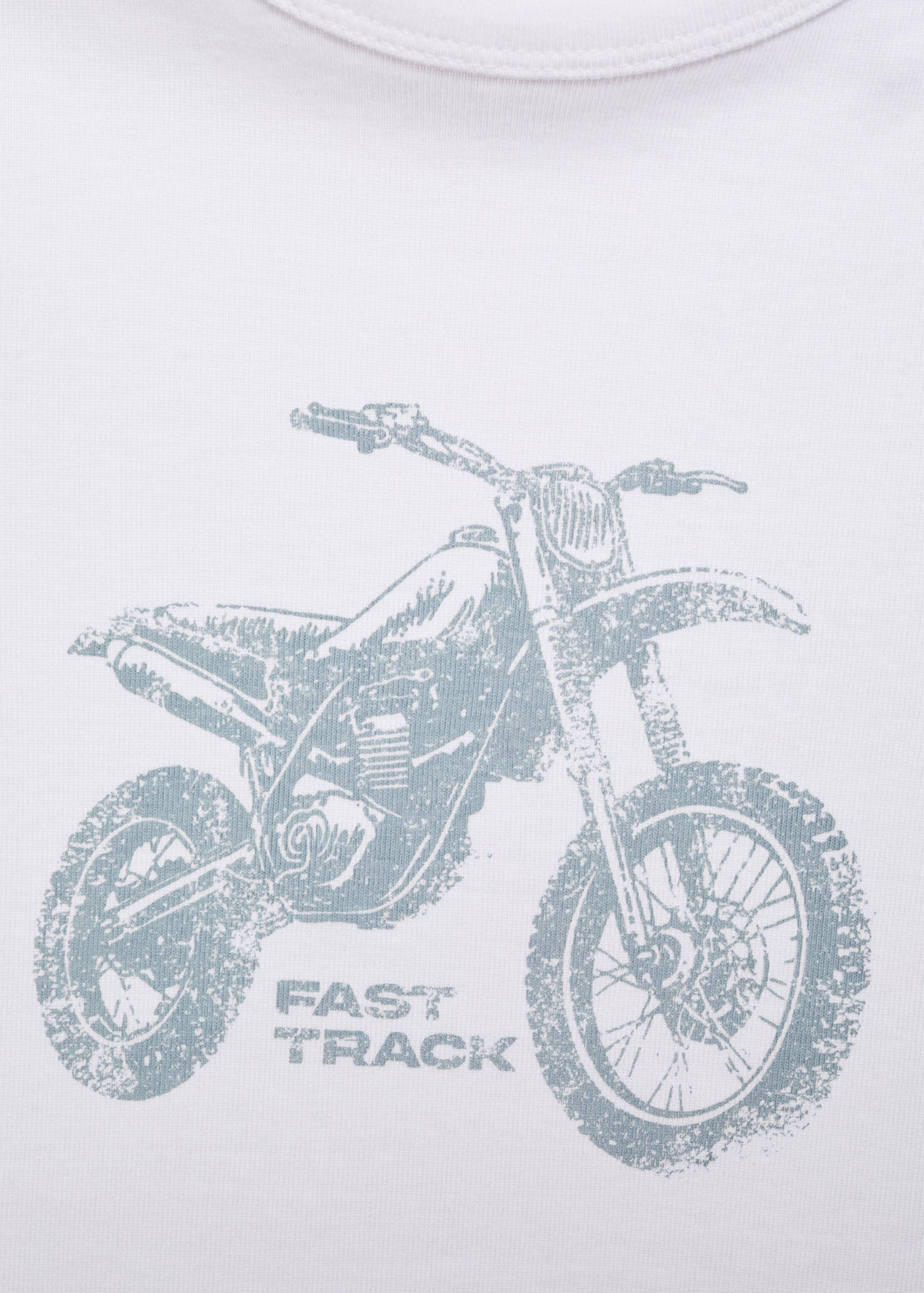 Cotton t-shirt with motorbikes - Details of the article 8