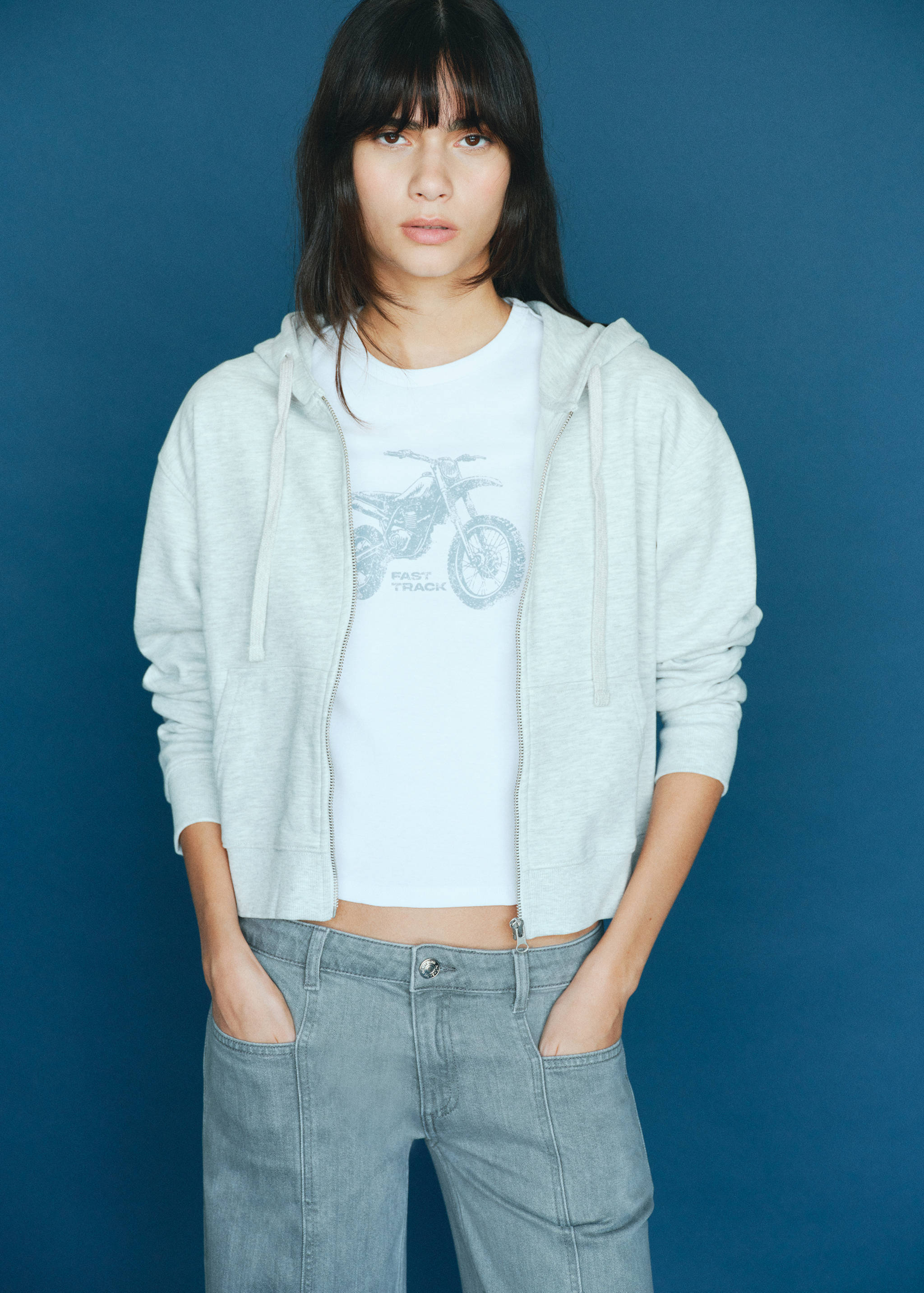 Cotton t-shirt with motorbikes - Details of the article 5