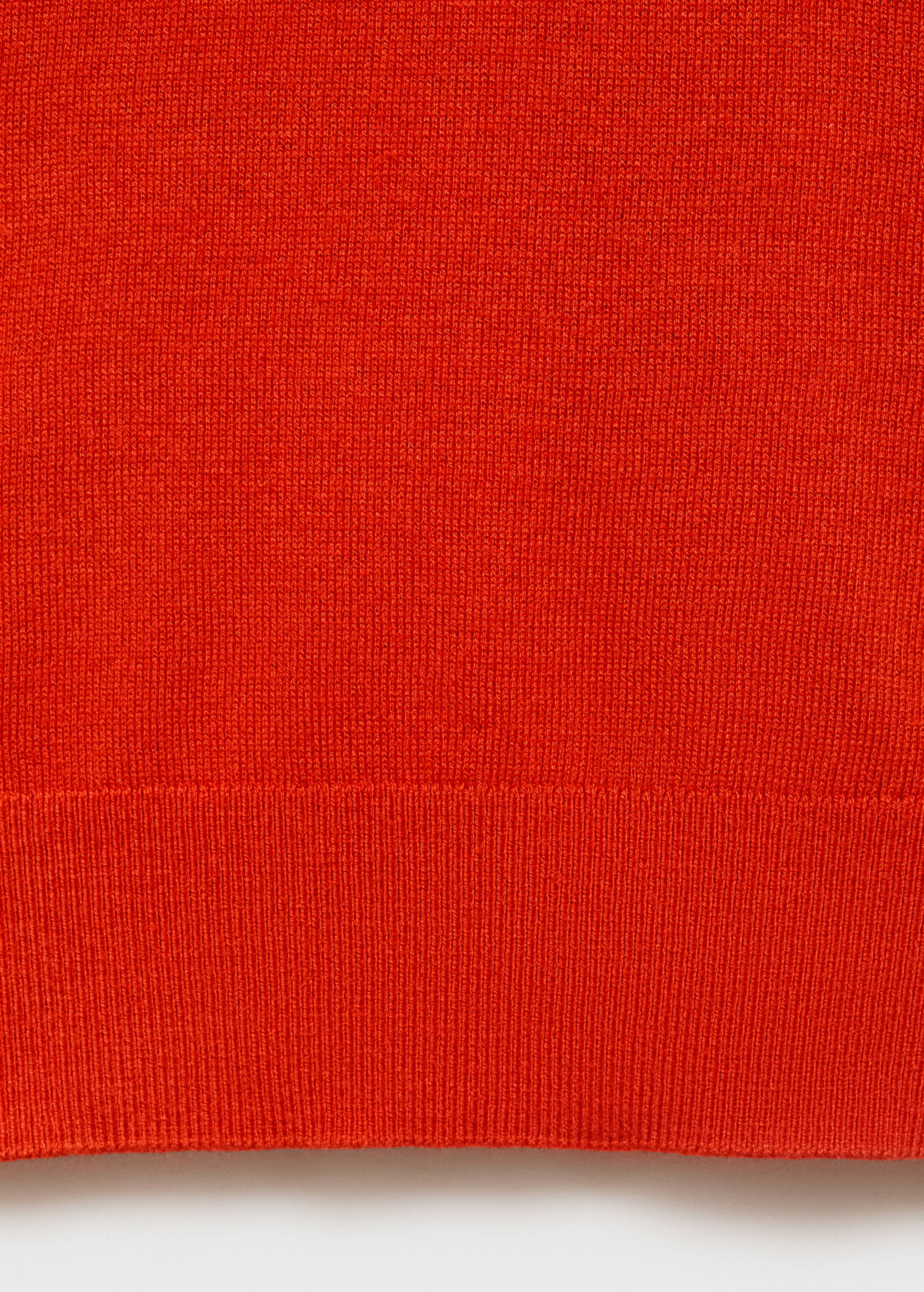 Fine-knit V-neck sweater - Details of the article 0