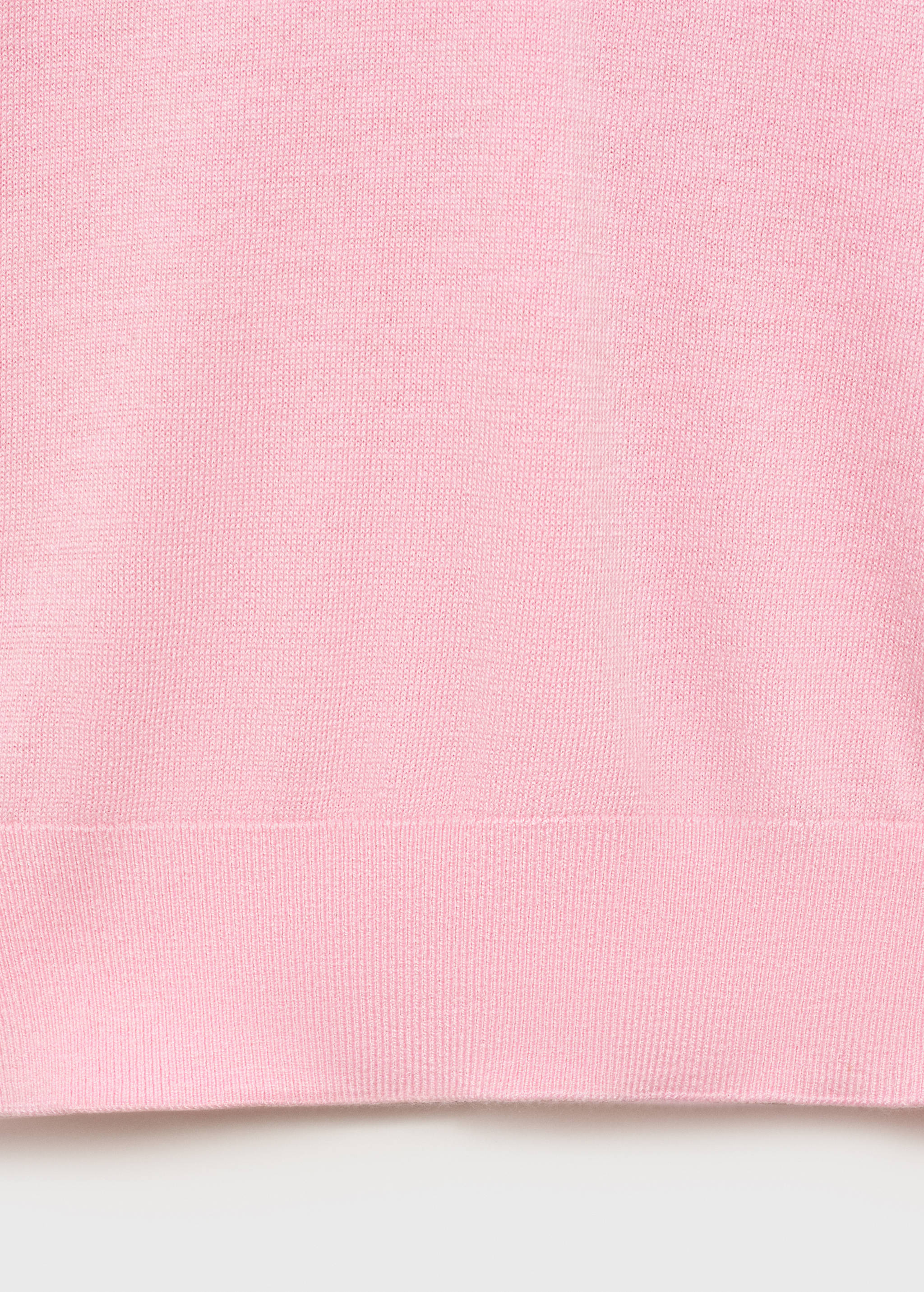 Fine-knit V-neck sweater - Details of the article 0