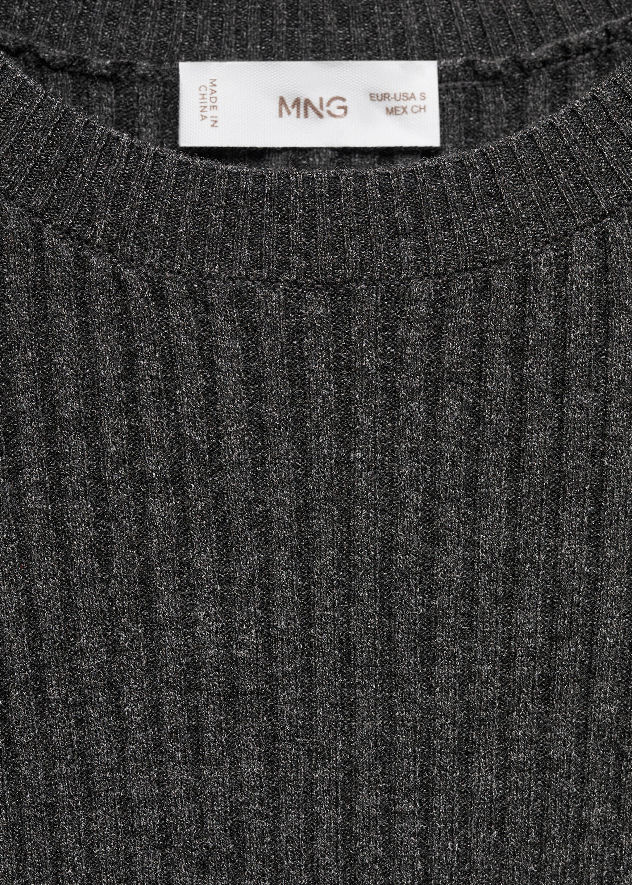 Ribbed knit dress - Details of the article 0