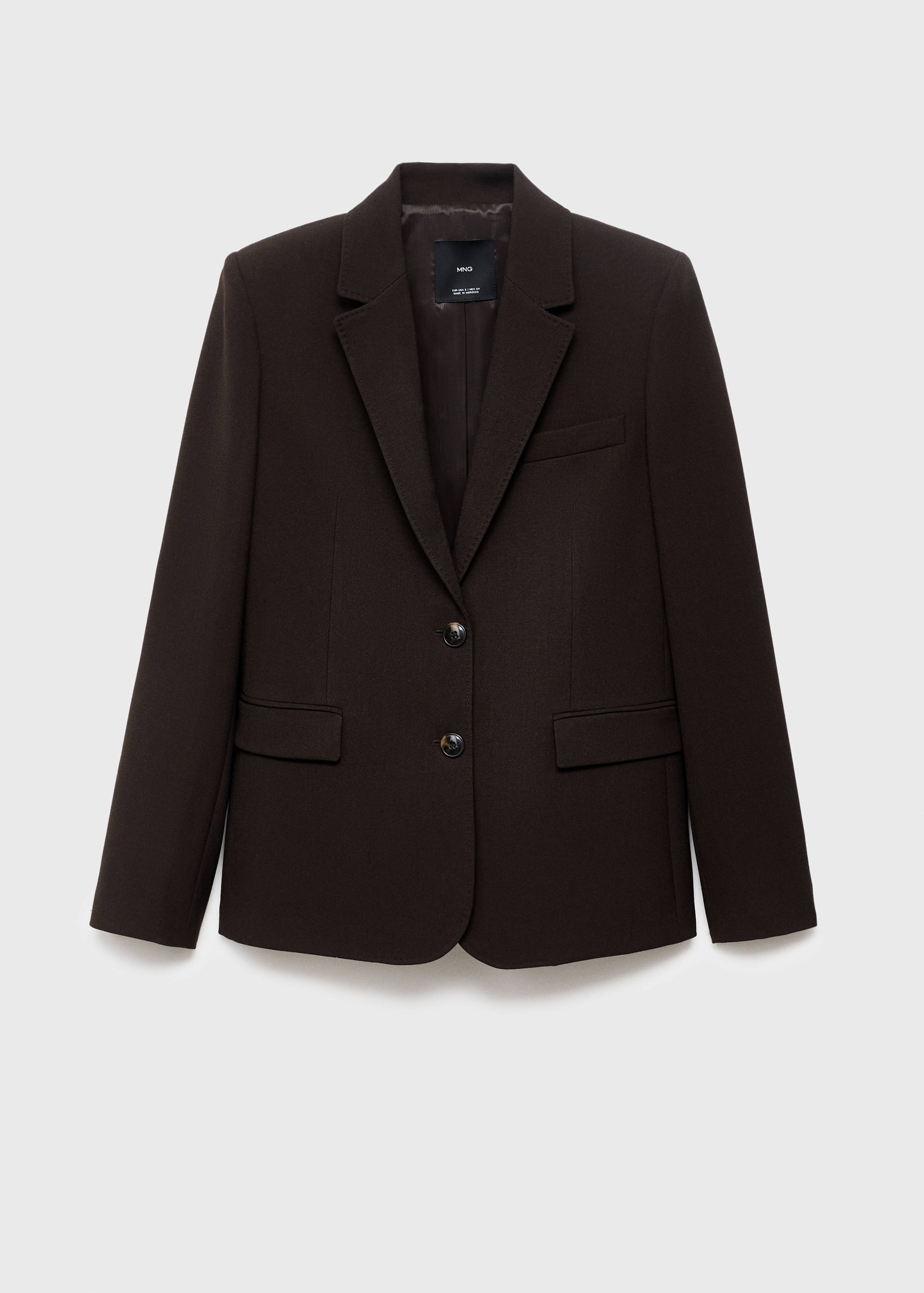 Straight-fit suit blazer - Article without model