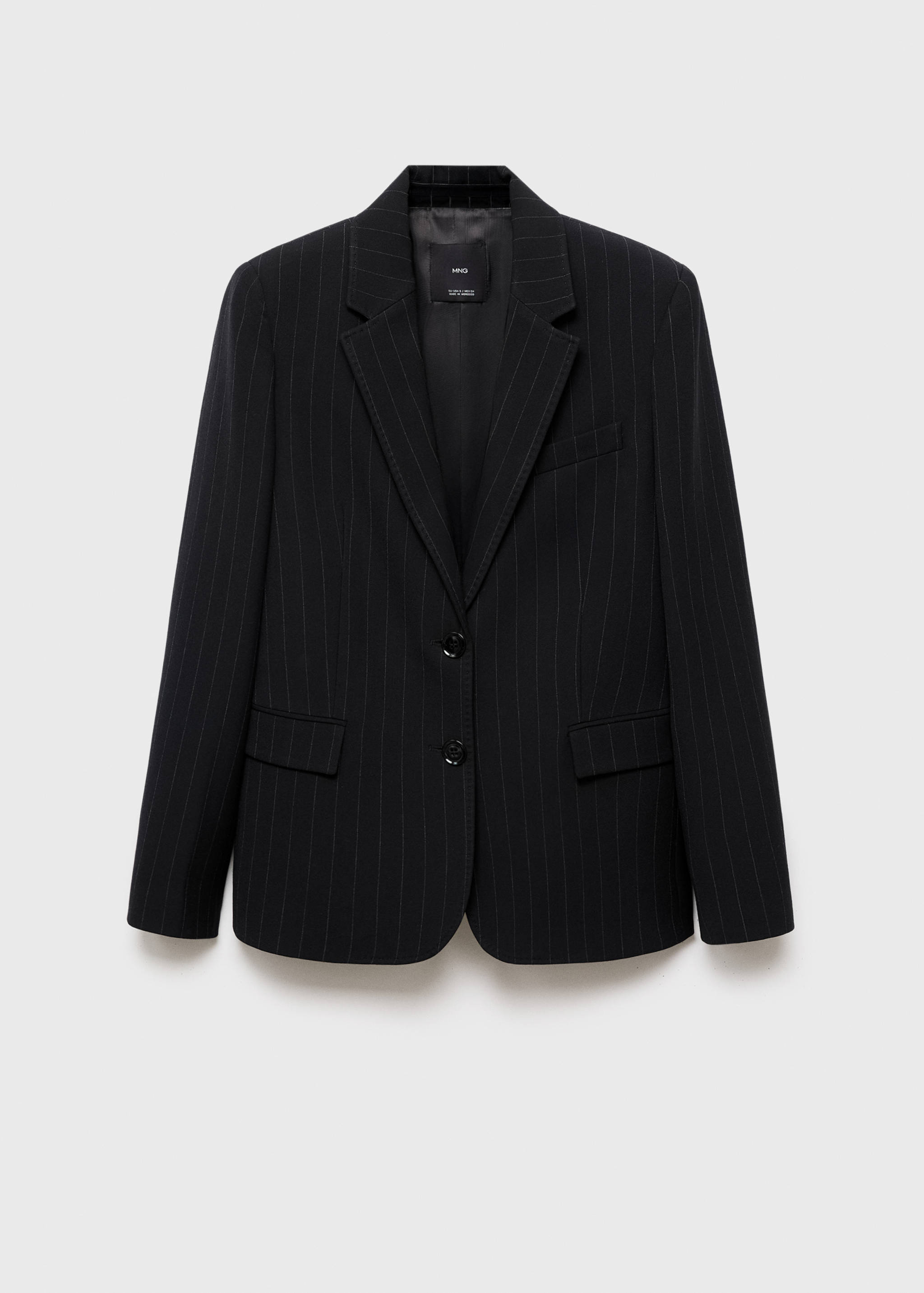 Straight-fit suit blazer - Article without model