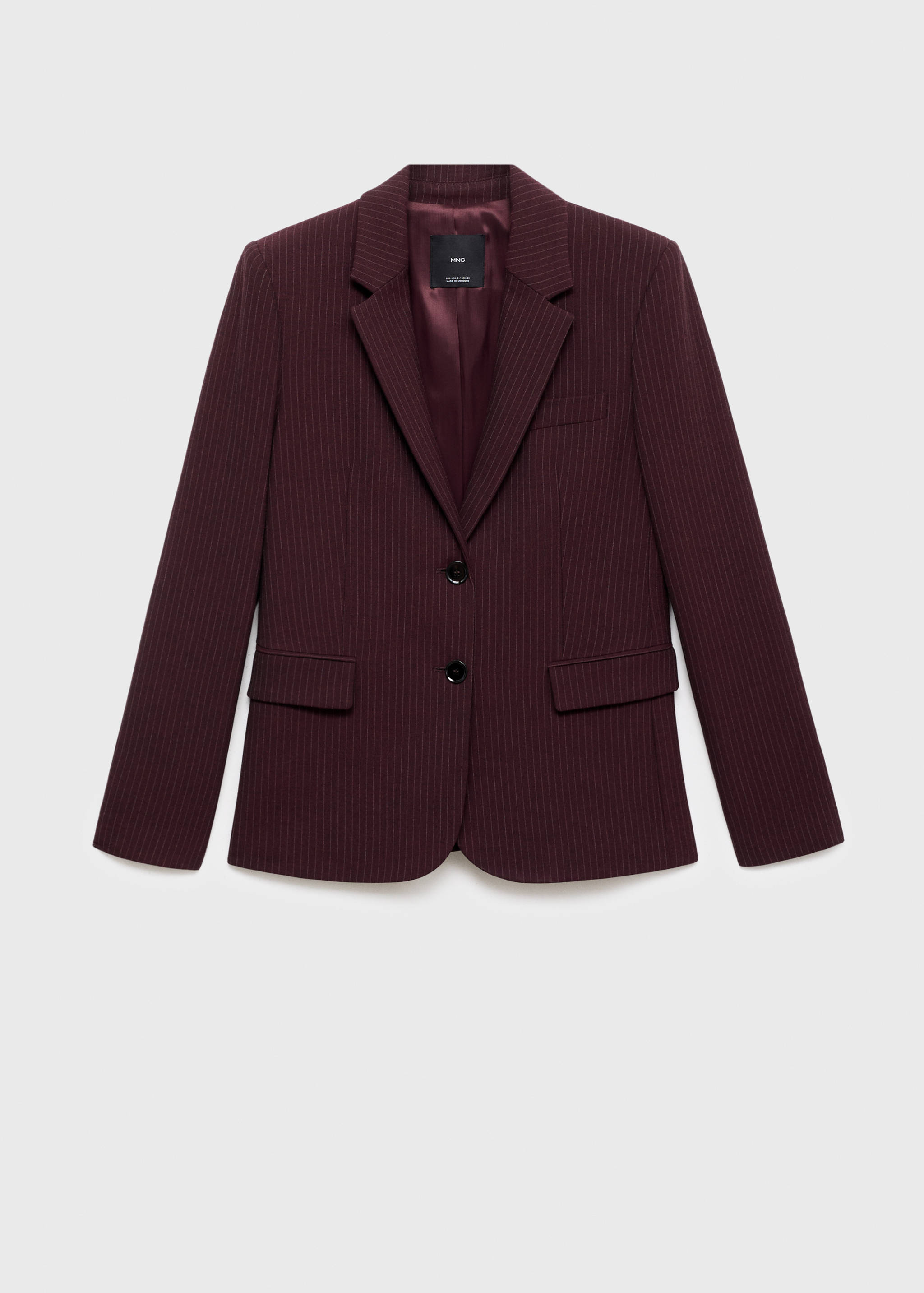 Straight-fit suit blazer - Article without model