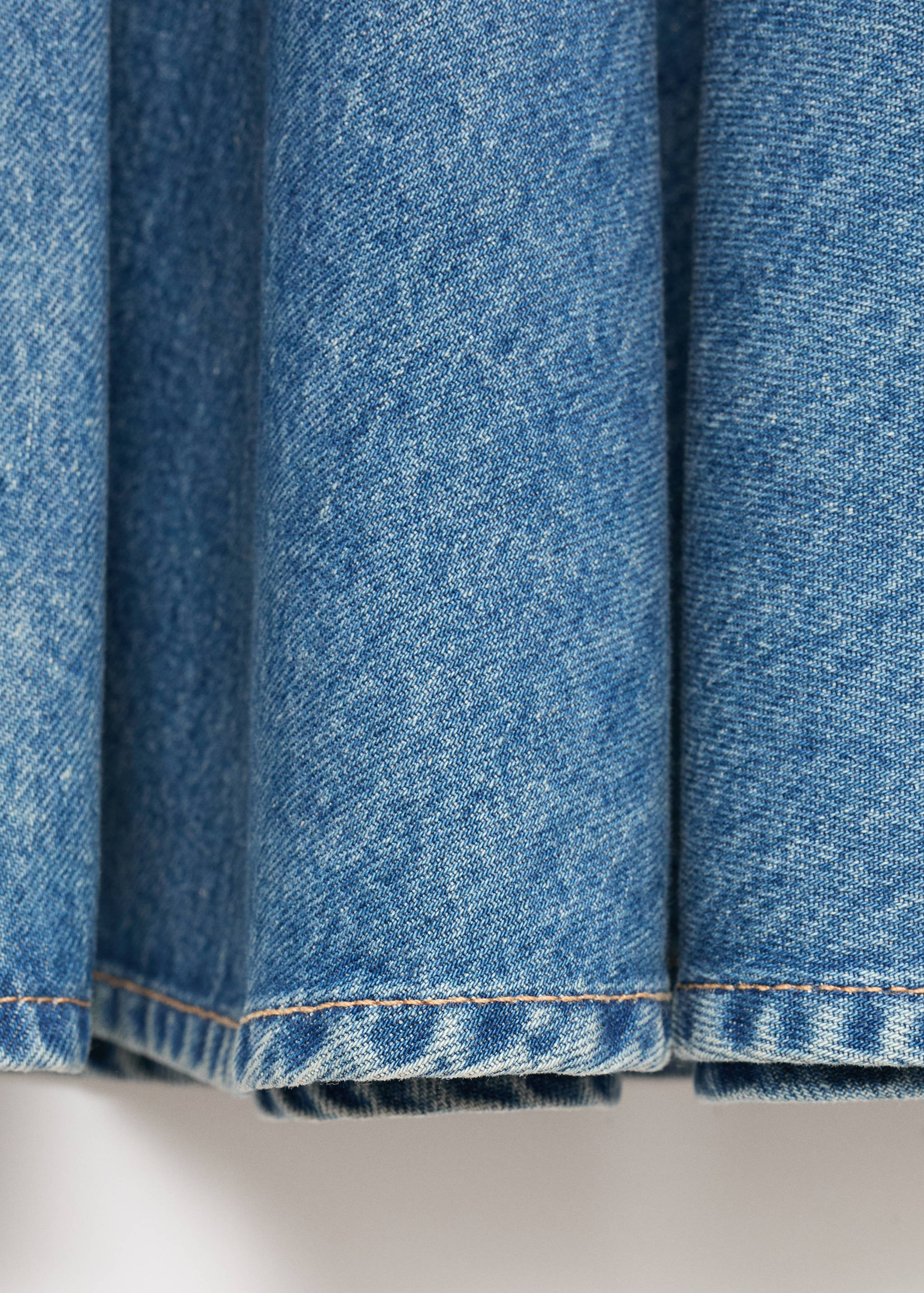 Short denim skirt - Details of the article 8