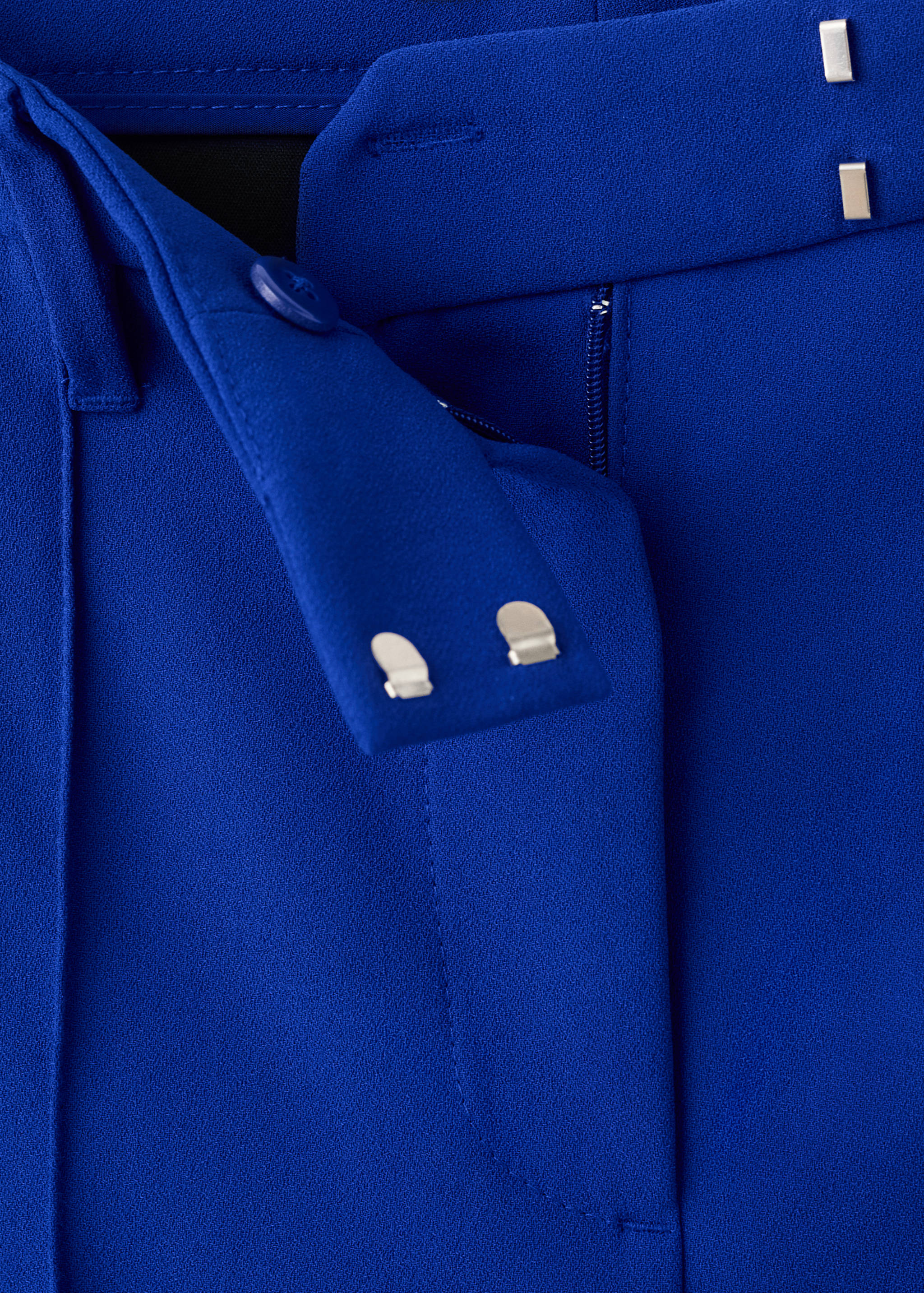 Calças retas com cintura média - Pormenor do artigo 0