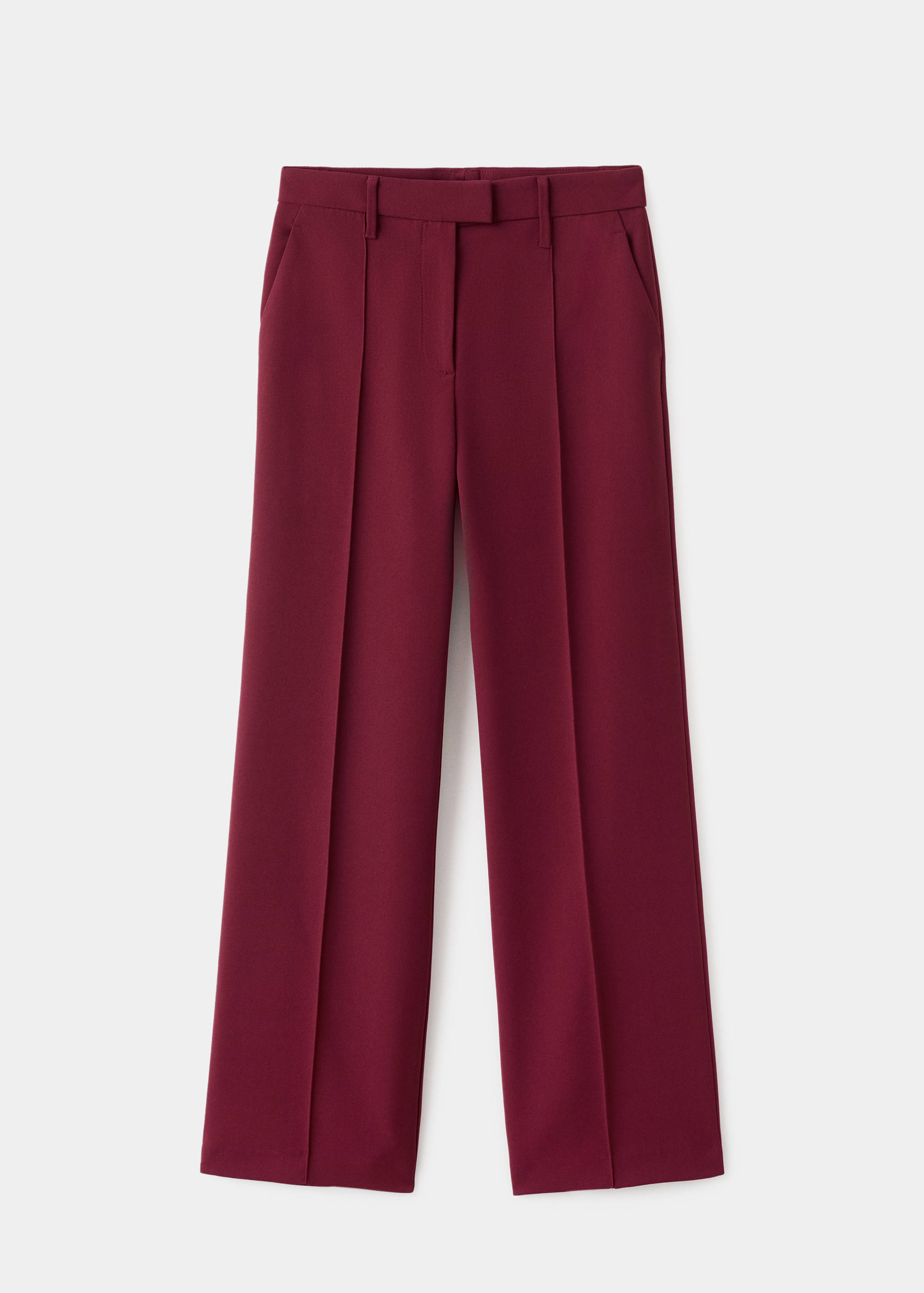 Straight mid-rise pants - Article without model