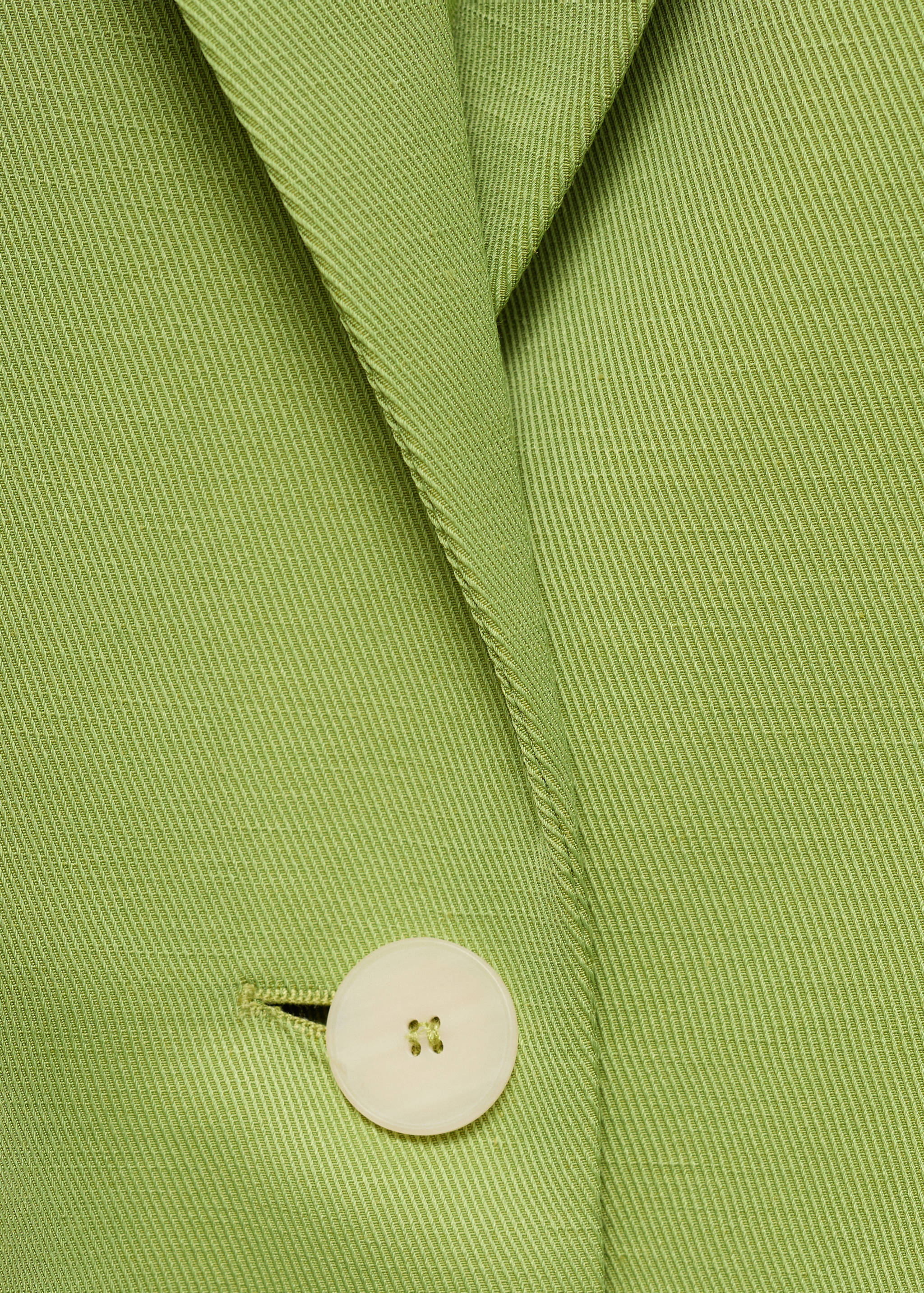 Linen-blend suit blazer - Details of the article 0