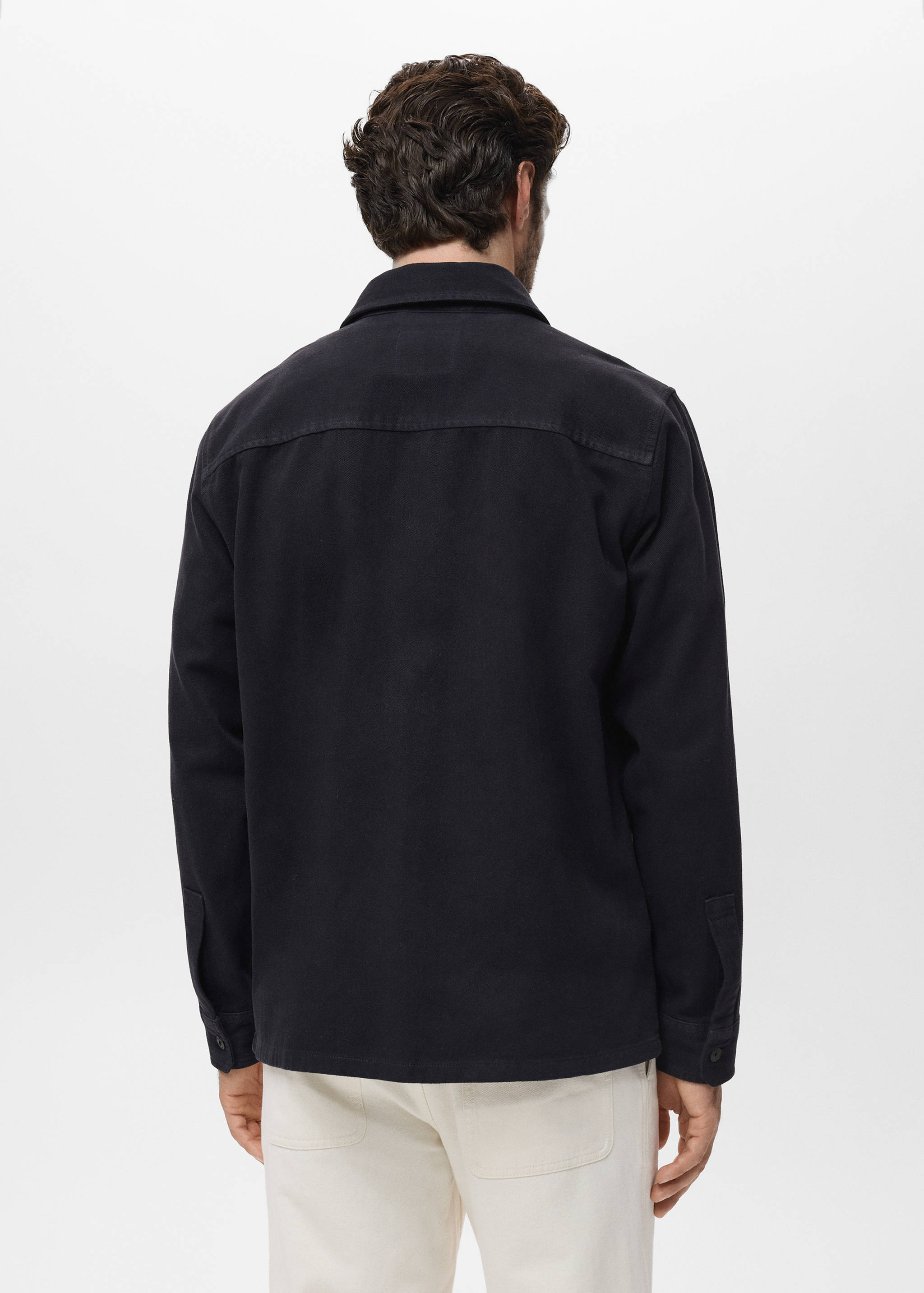 Surchemise en jean poches - Verso de l’article