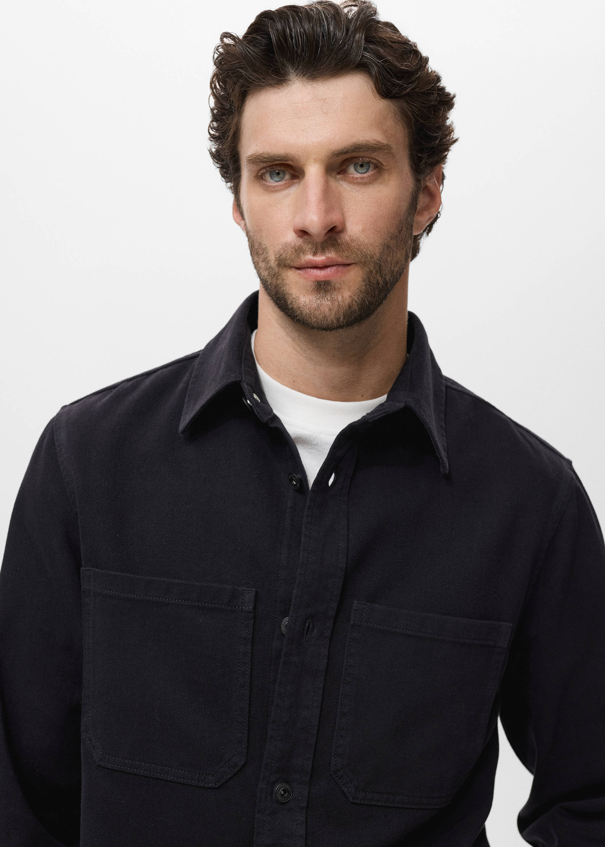 Surchemise en jean poches - Détail de l'article 1