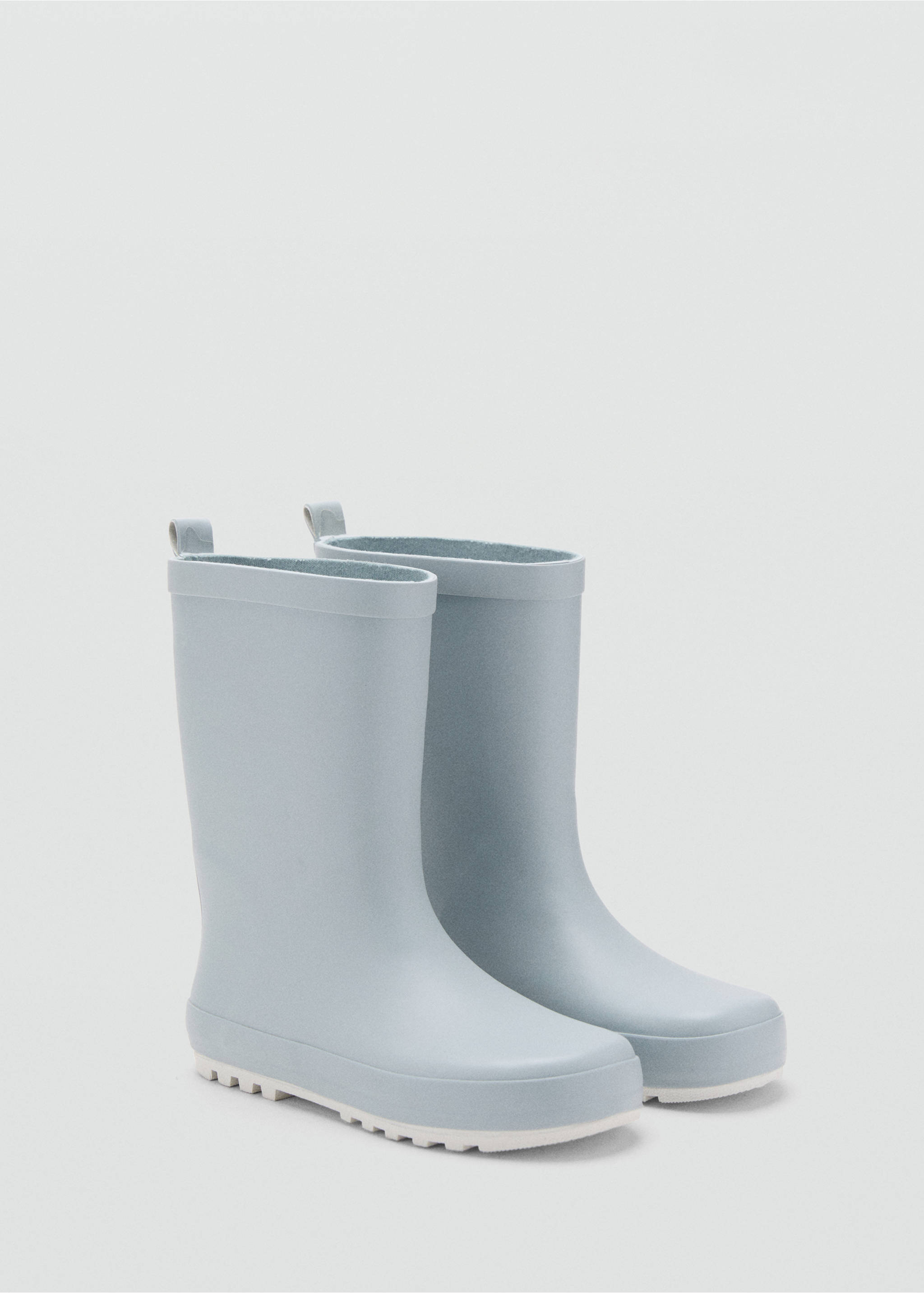 Bottes caoutchouc - Plan moyen, Bleu ciel. Ref: 17065143-00.