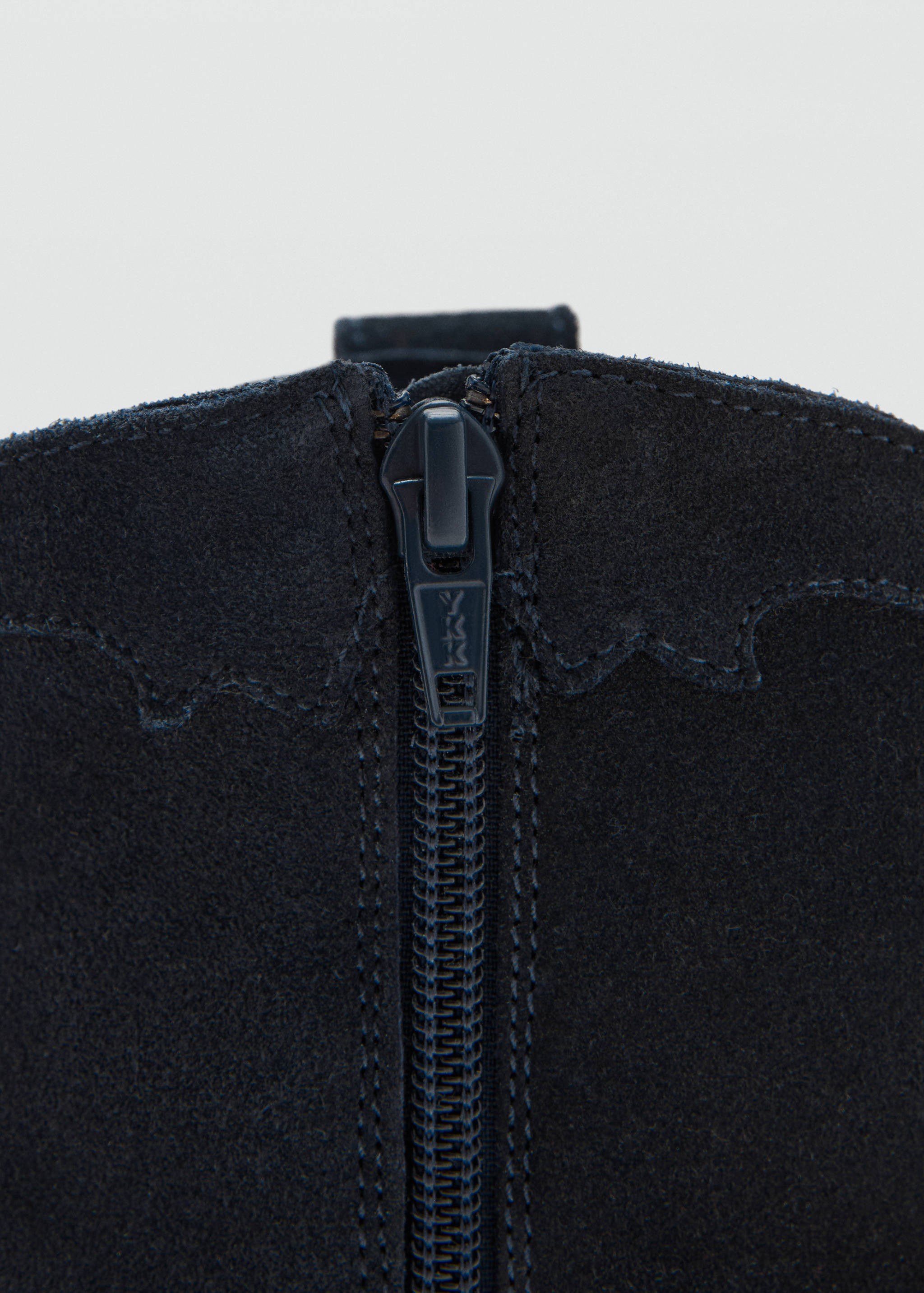 Embroidered leather ankle boot - Details of the article 2