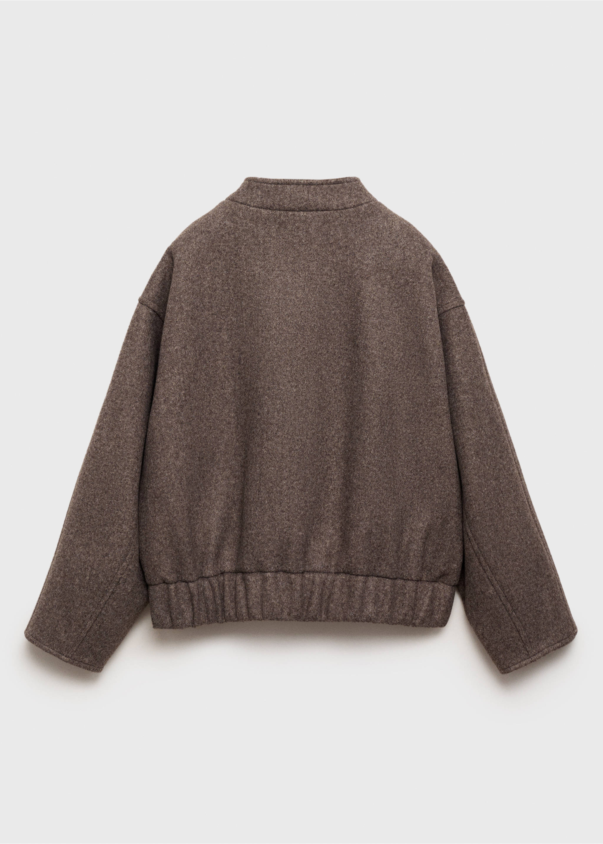 Veste bomber poches - Verso de l’article, Marron. Ref: 17065149-00.