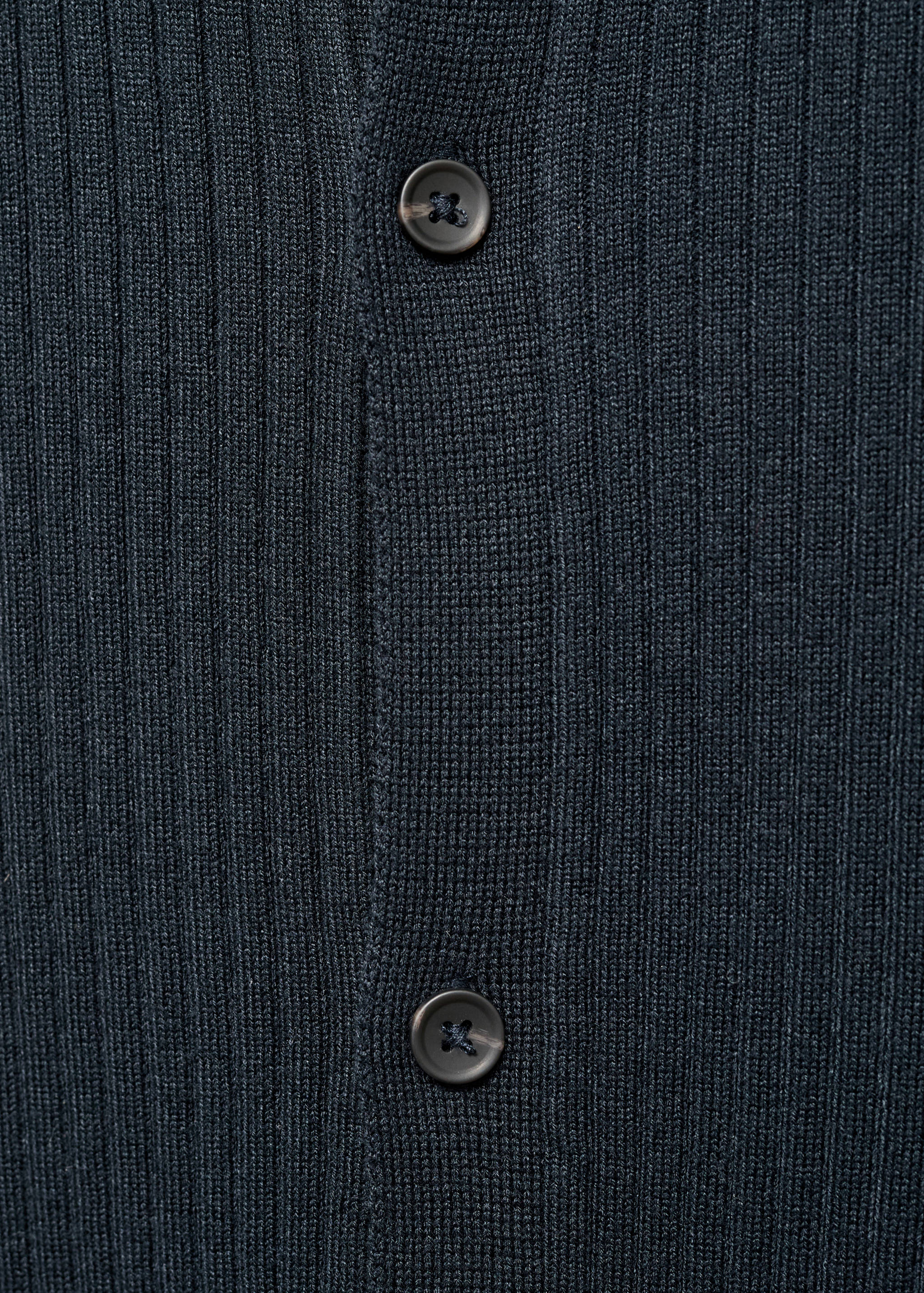 Ribbed knit cardigan - Details of the article 8
