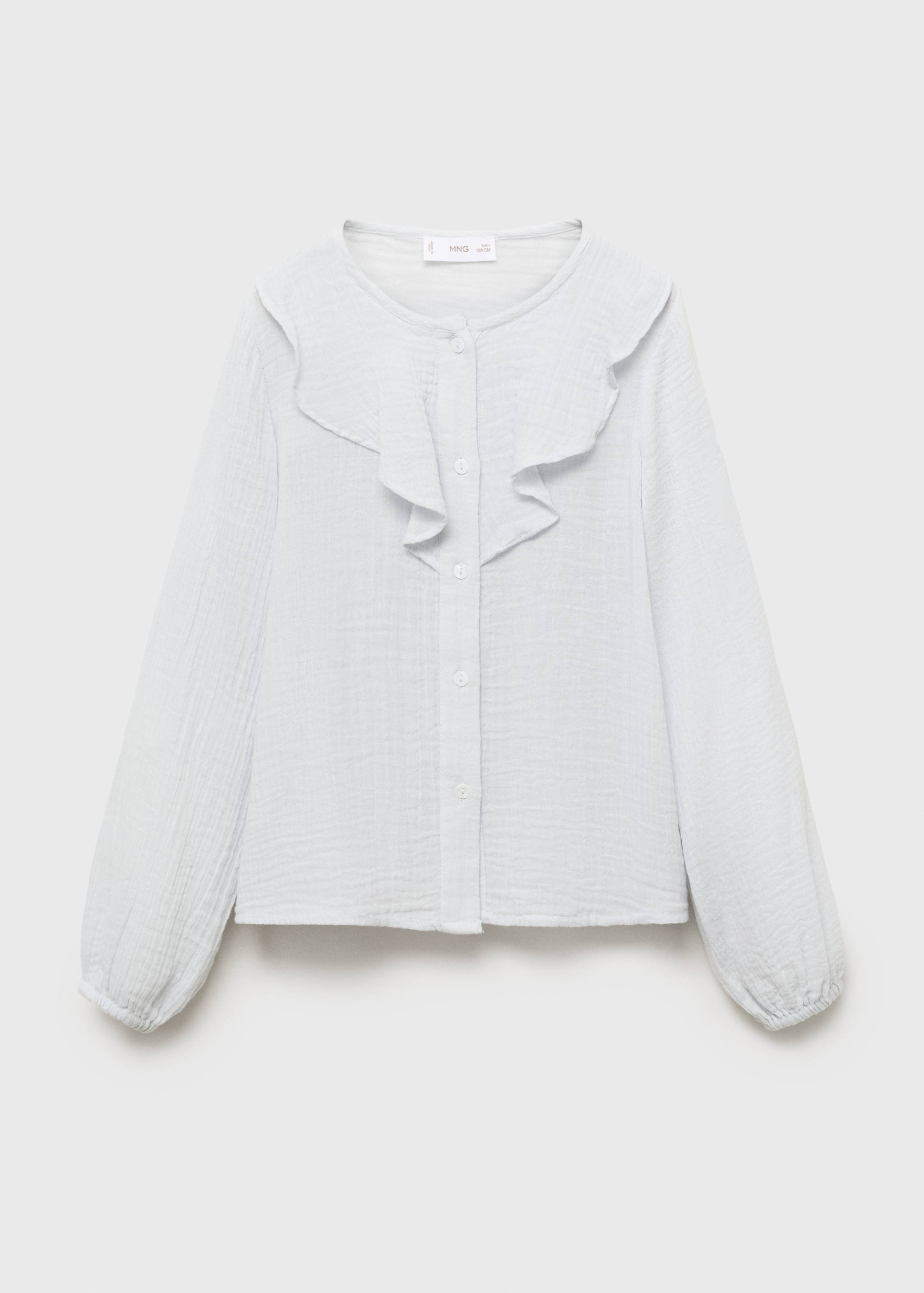 Crinkled ruffle shirt - Article without model