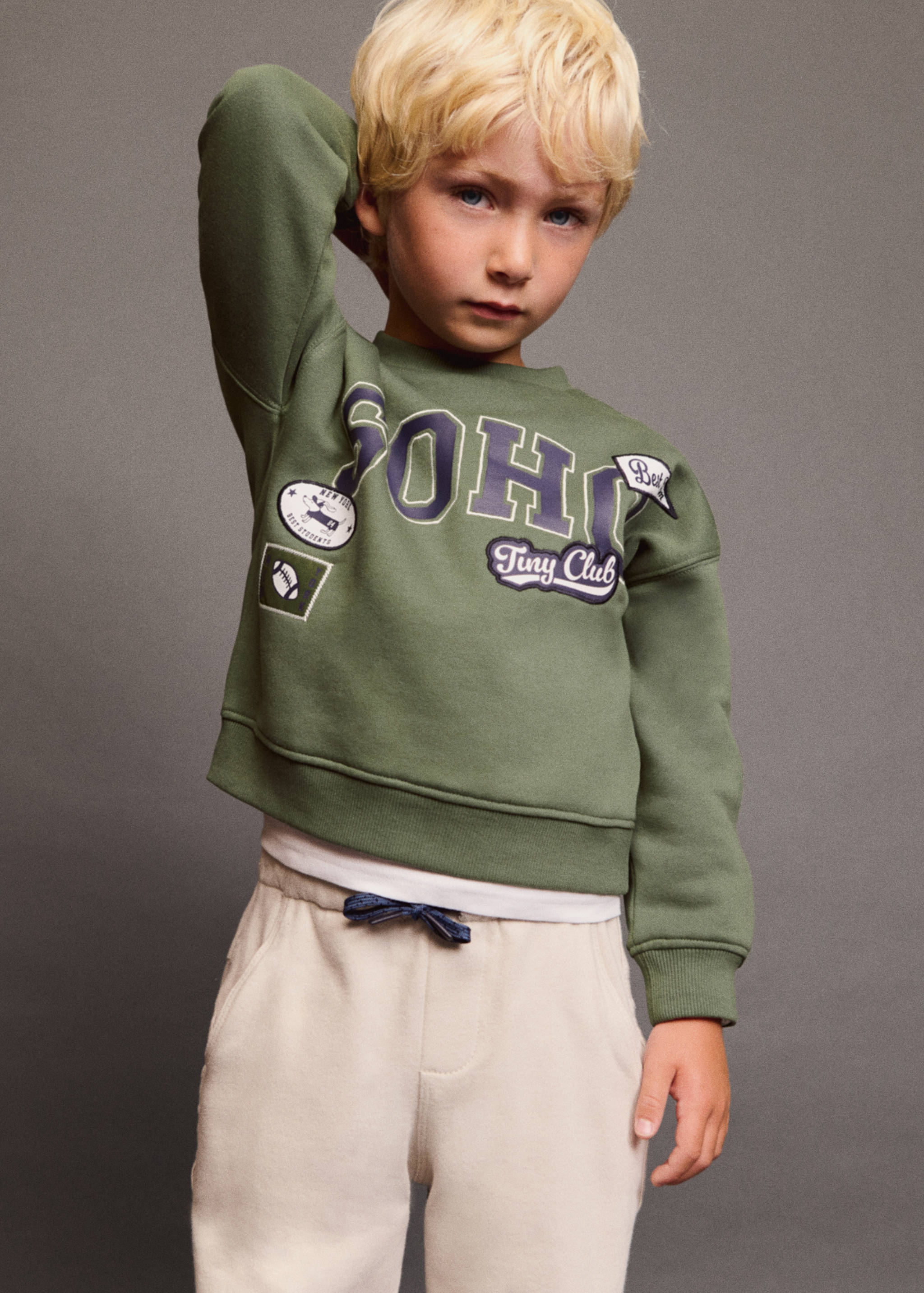 Path print sweatshirt - Details of the article 5
