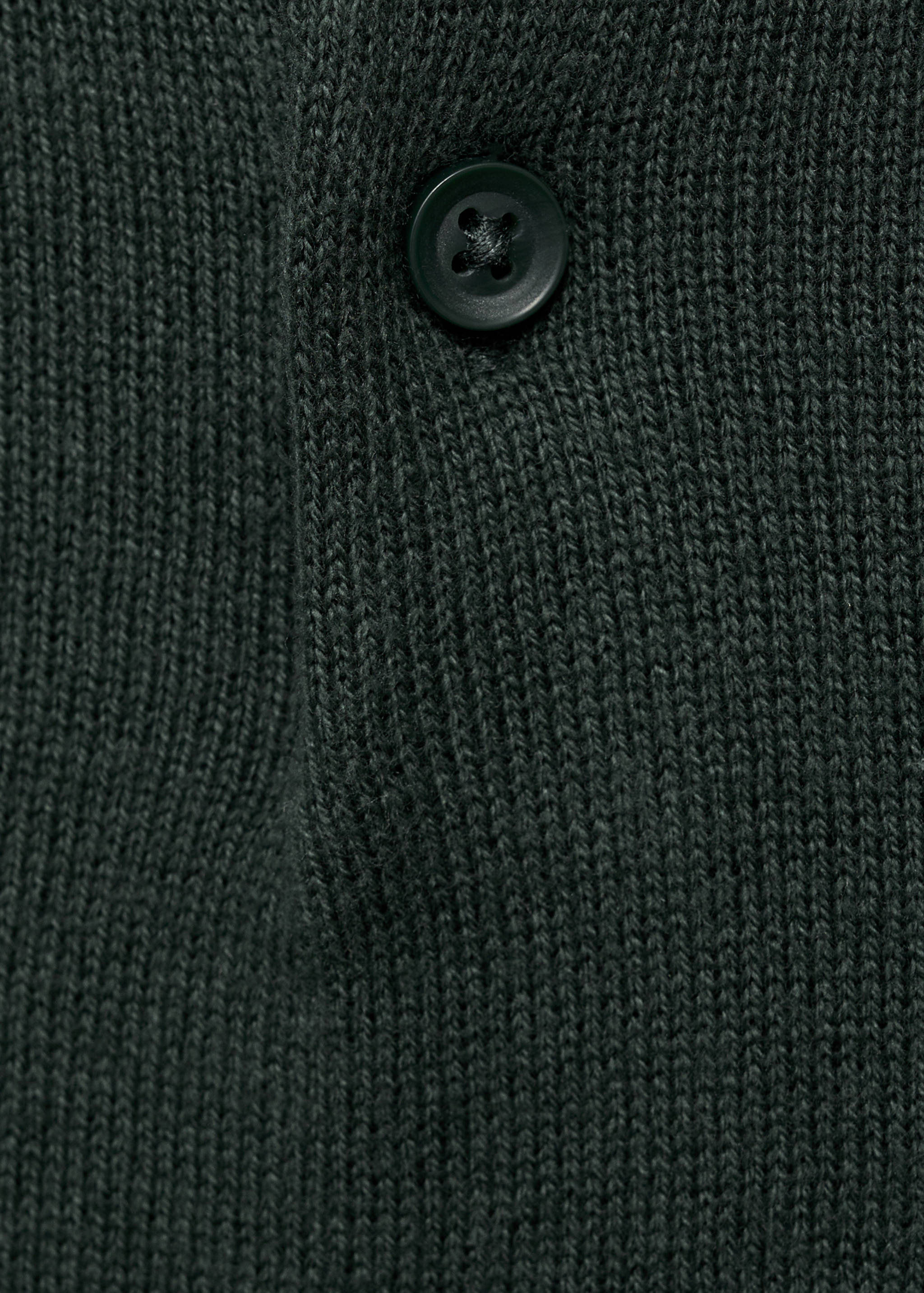 Knitted polo-neck sweater - Details of the article 8