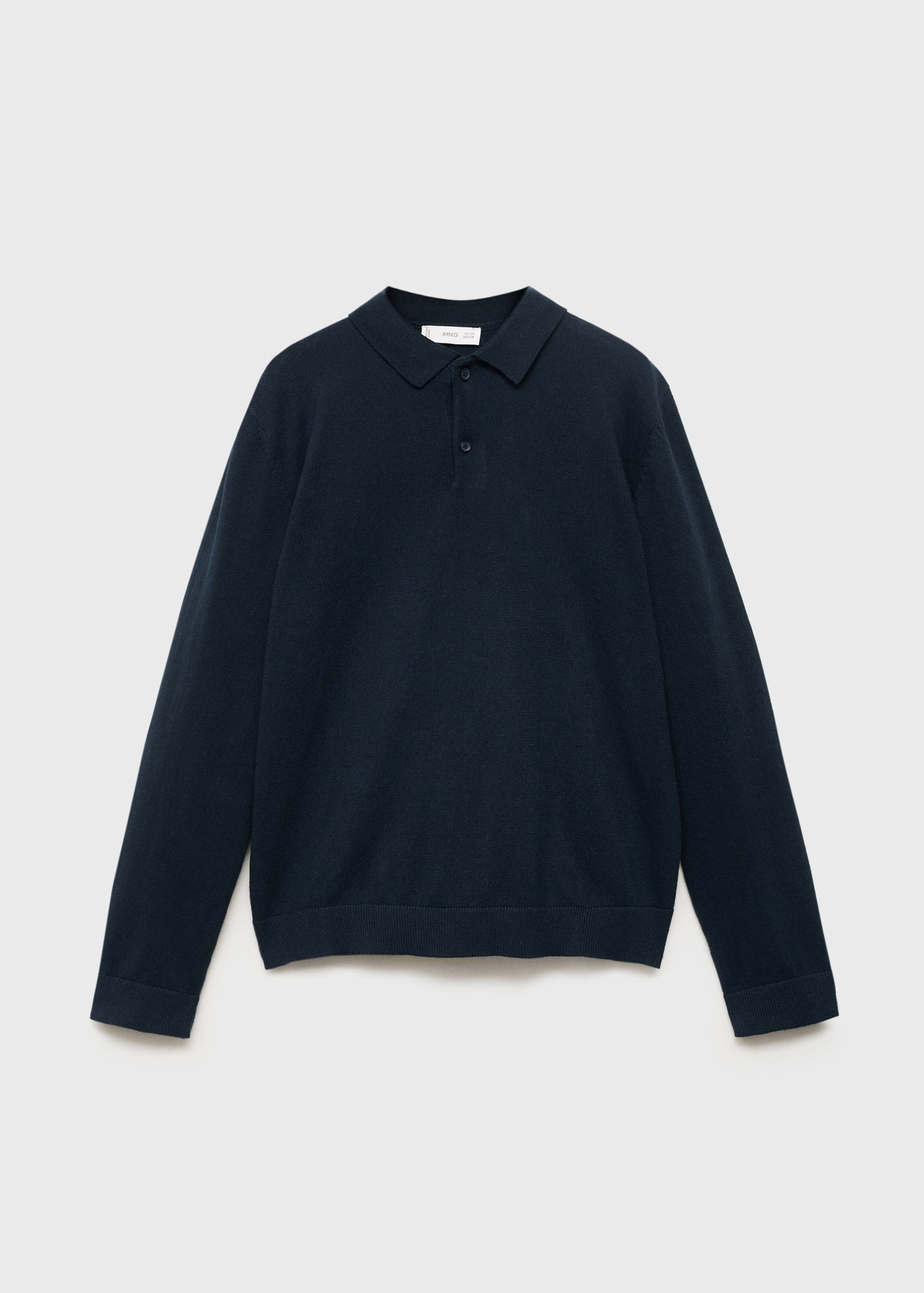 Knitted polo-neck sweater - Article without model