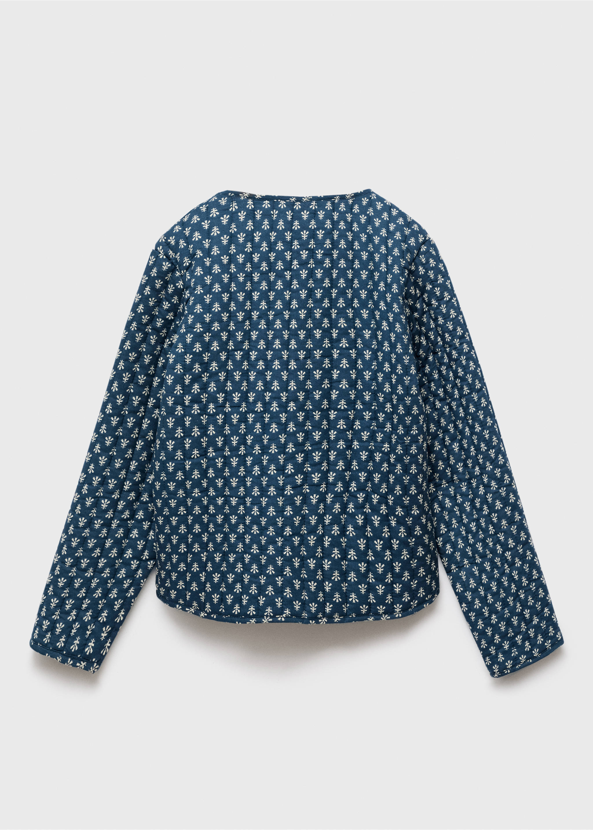 印花棉质夹克 - null, 海军蓝. Ref: 17065156-00.