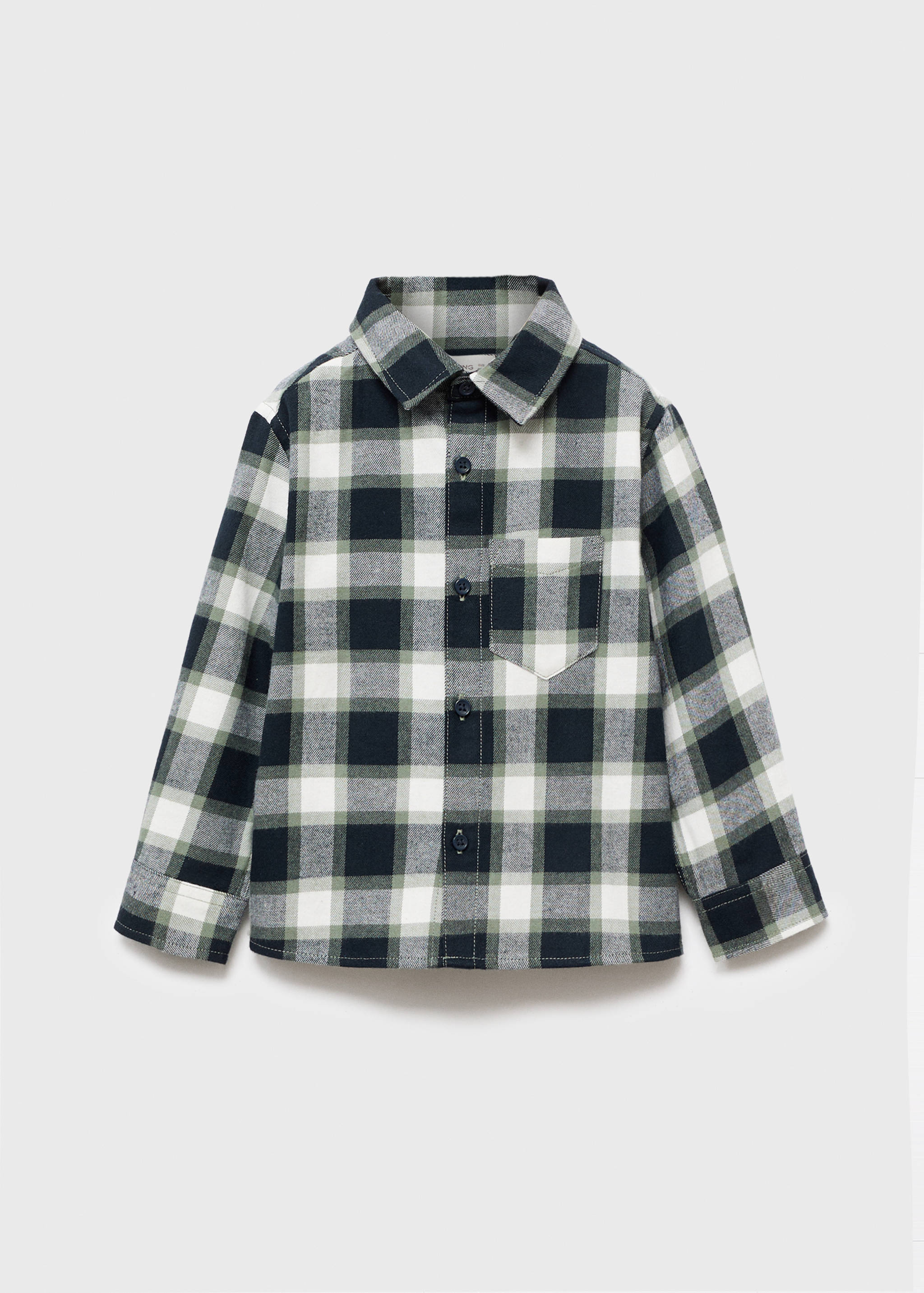 Cotton check shirt - Article without model