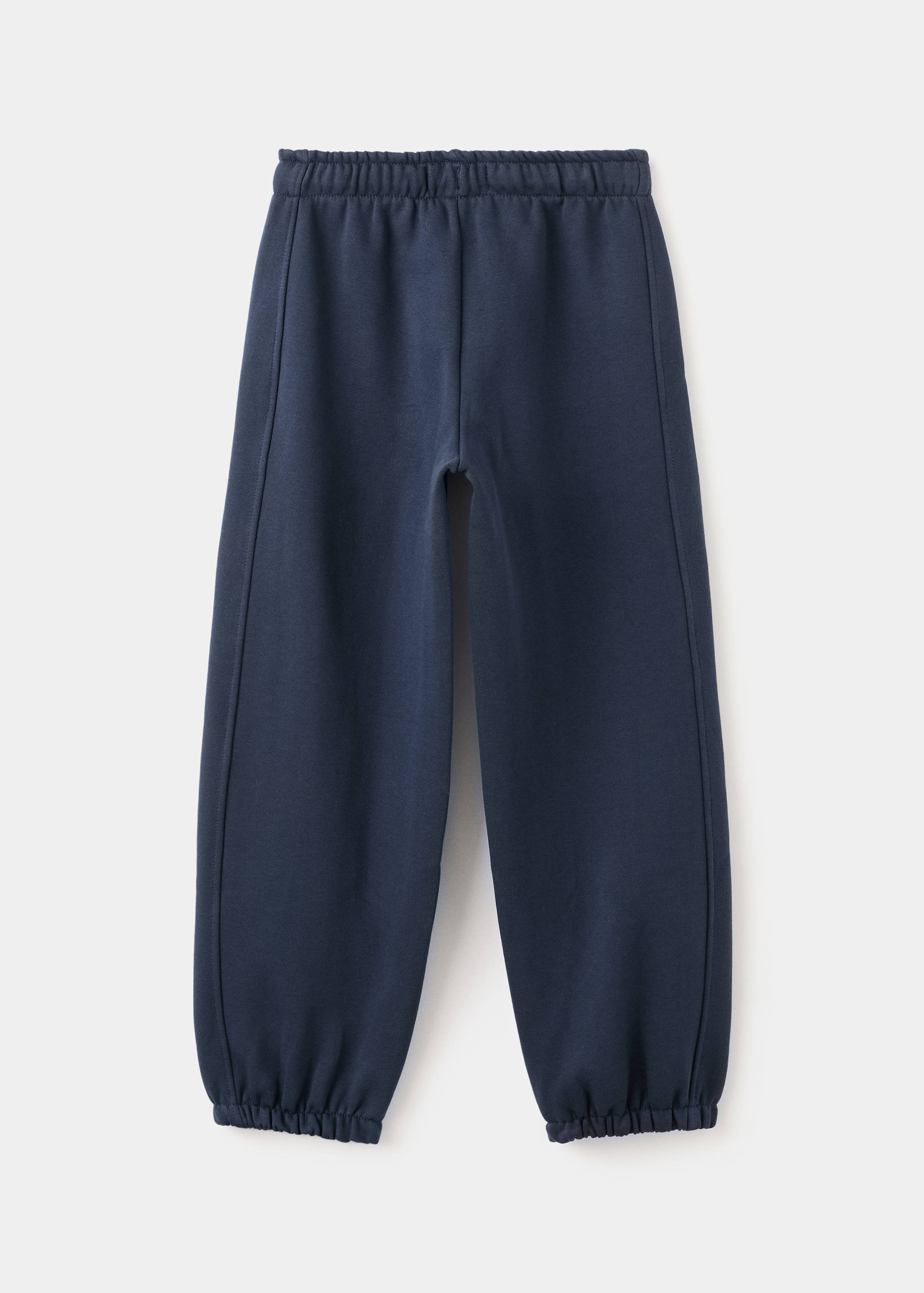 Cotton joggers with elastic waist - Reverse of the article