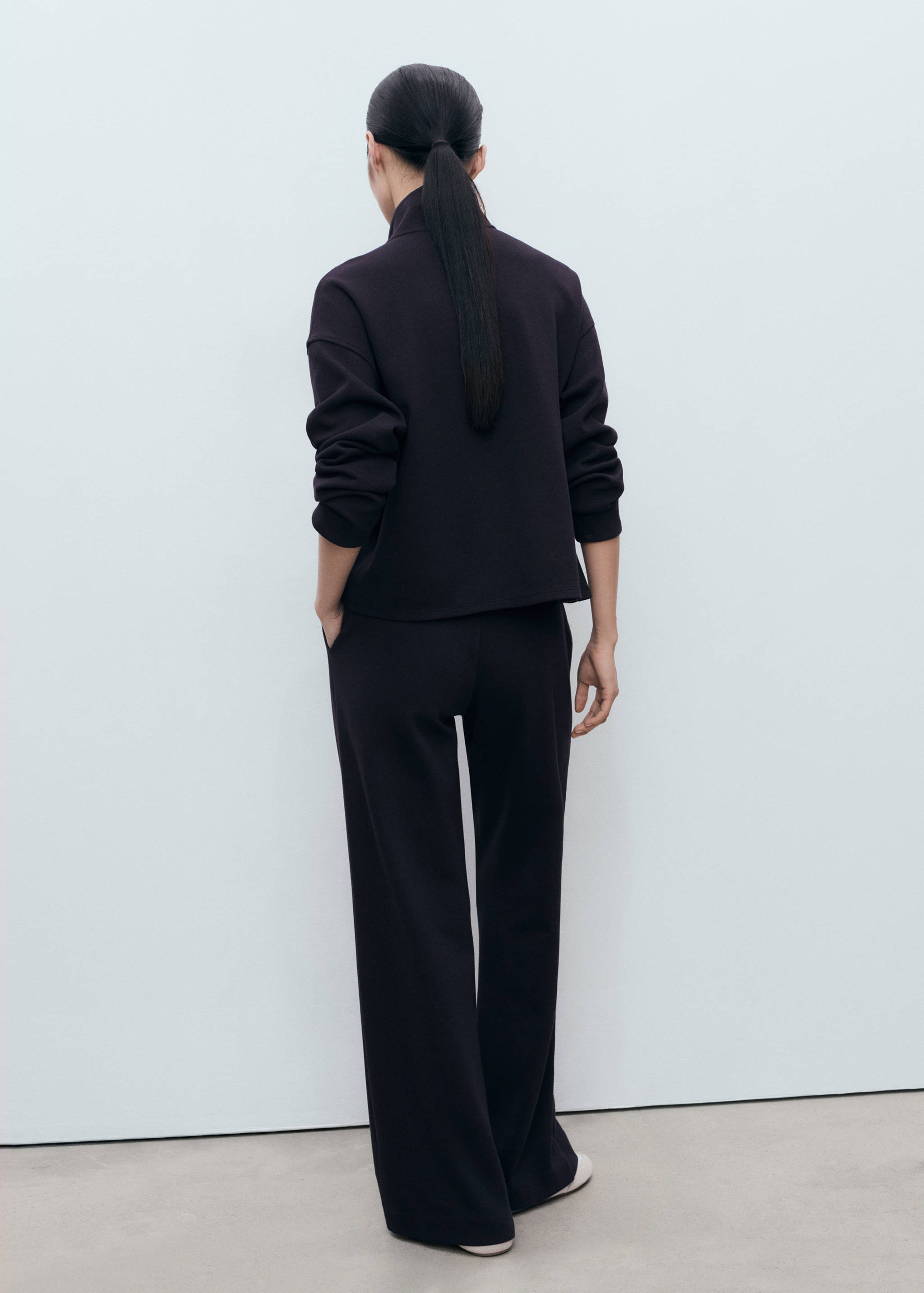 กางเกงจ็อกเกอร์ผ้าฝ้าย - ด้านหลังของสินค้า