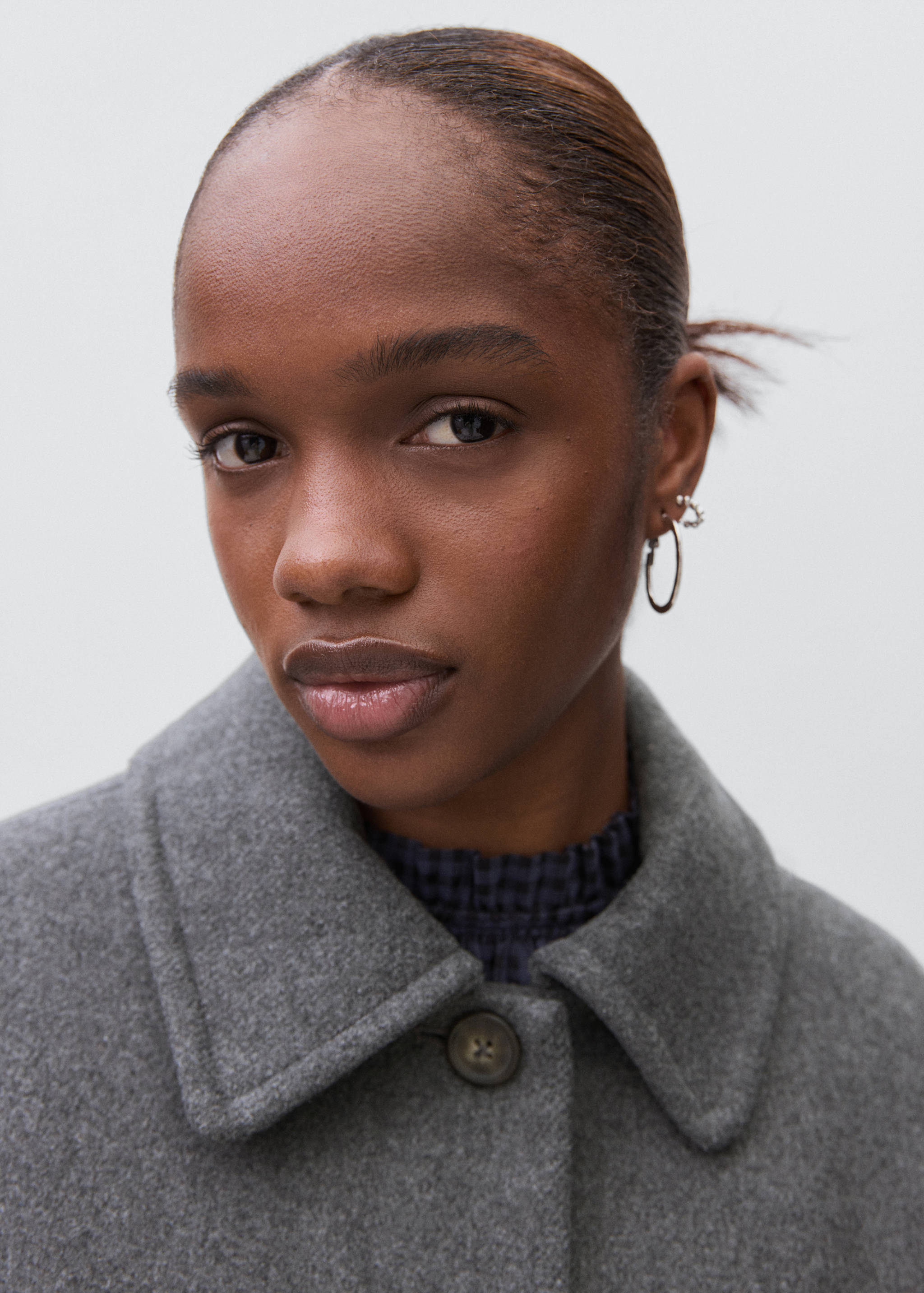 Wool fabric coat - Details of the article 1