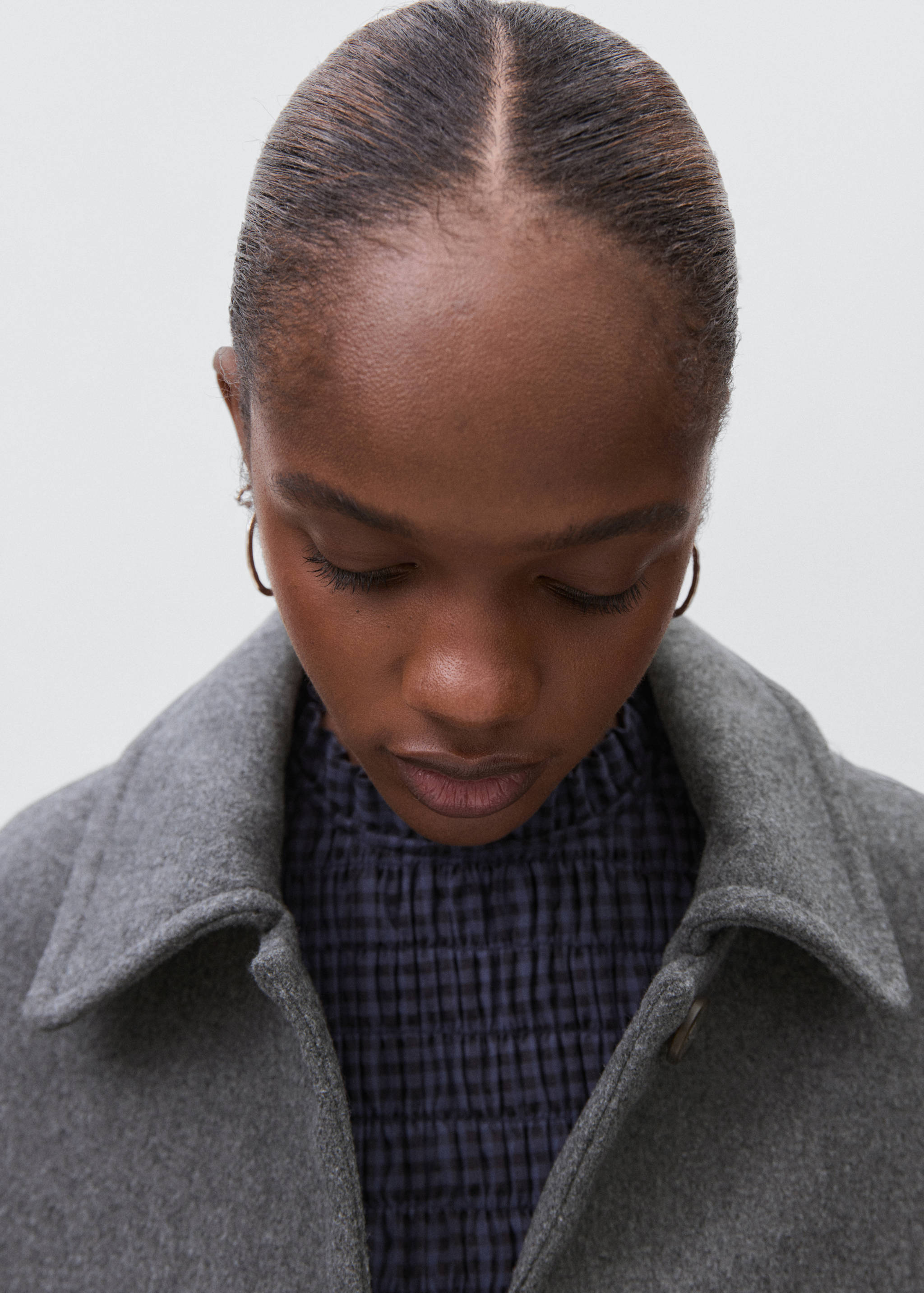 Wool fabric coat - Details of the article 2