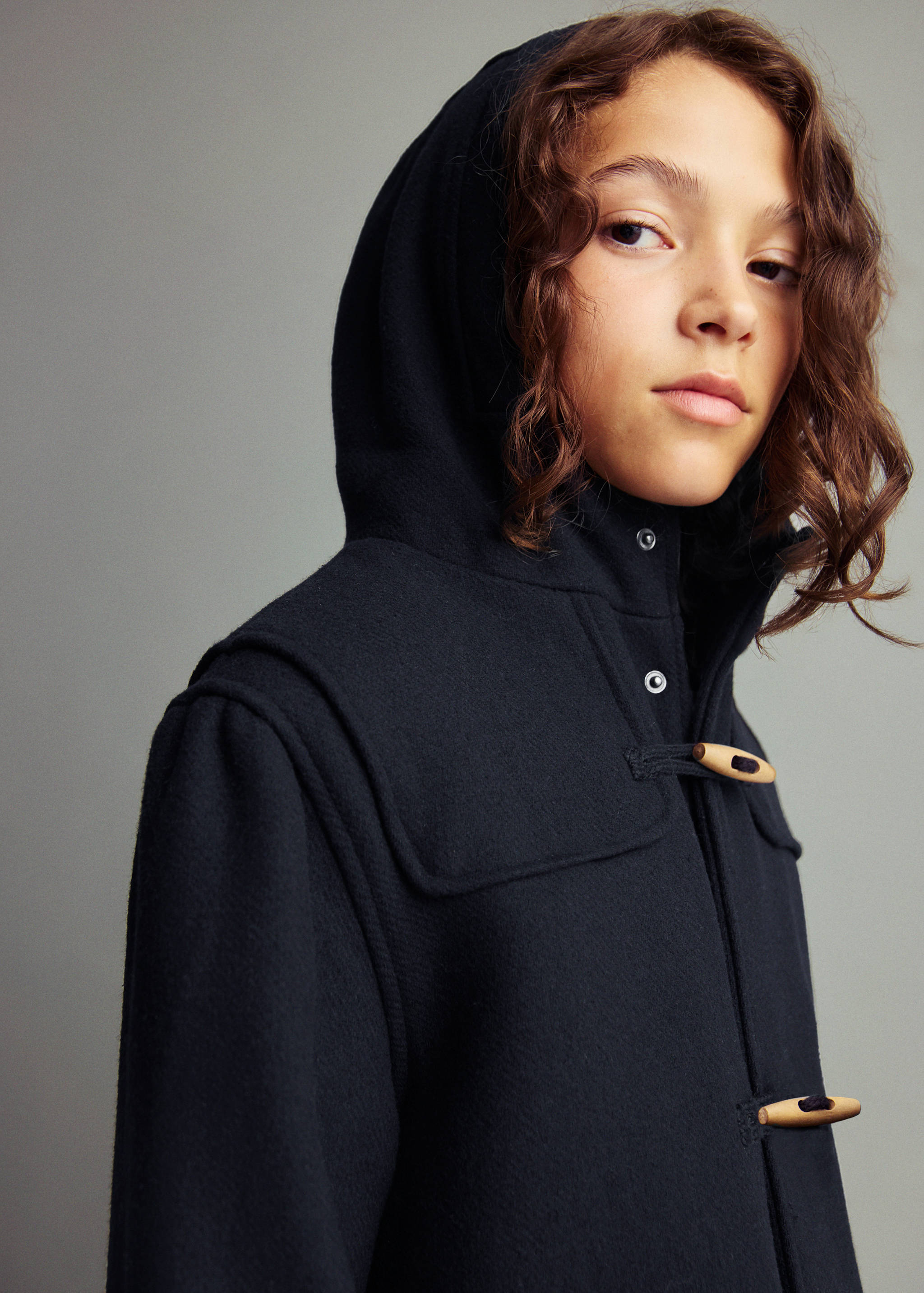 Wool duffle coat - Details of the article 1