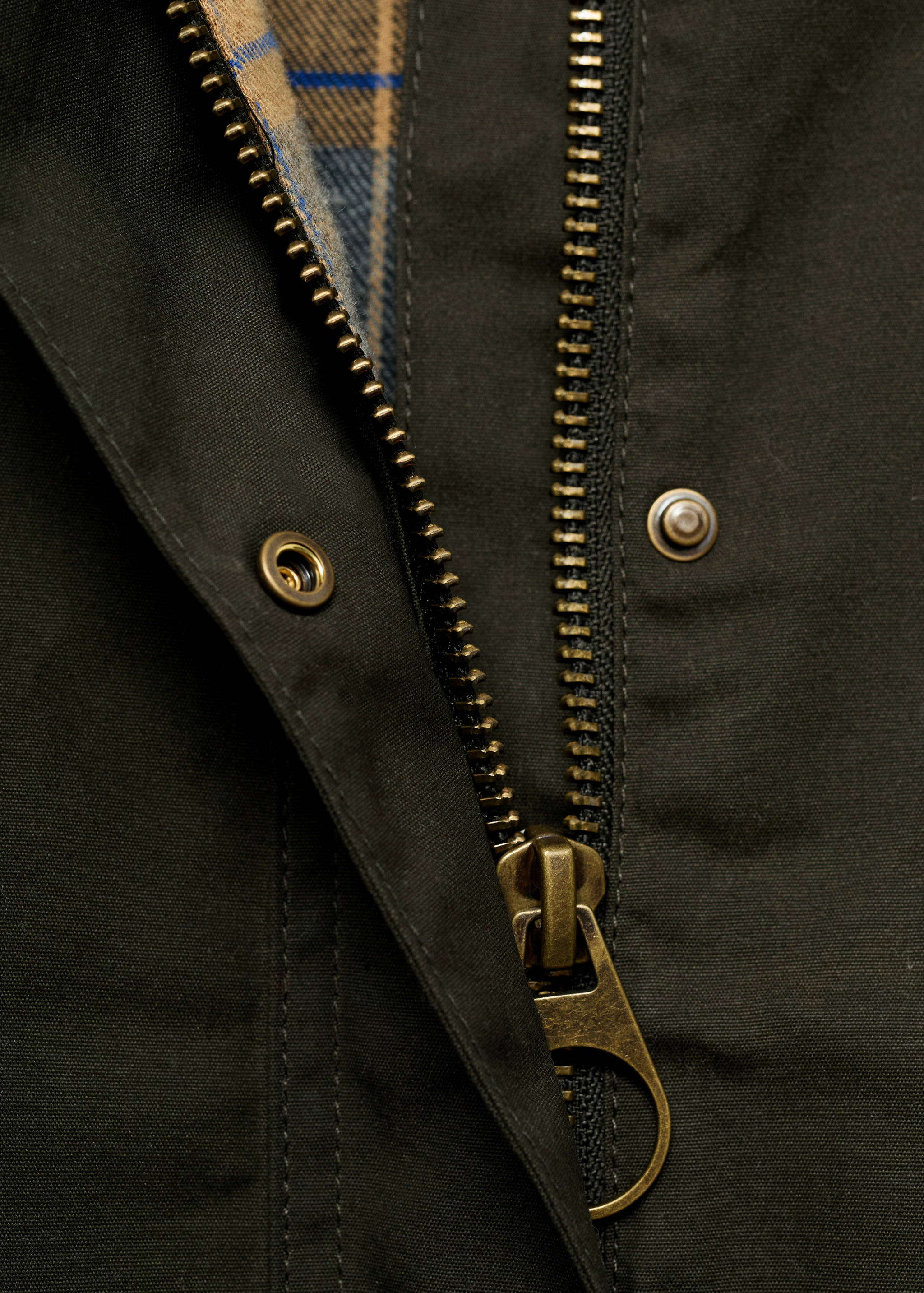 Parka algodón cuello pana - Detalle del artículo 8