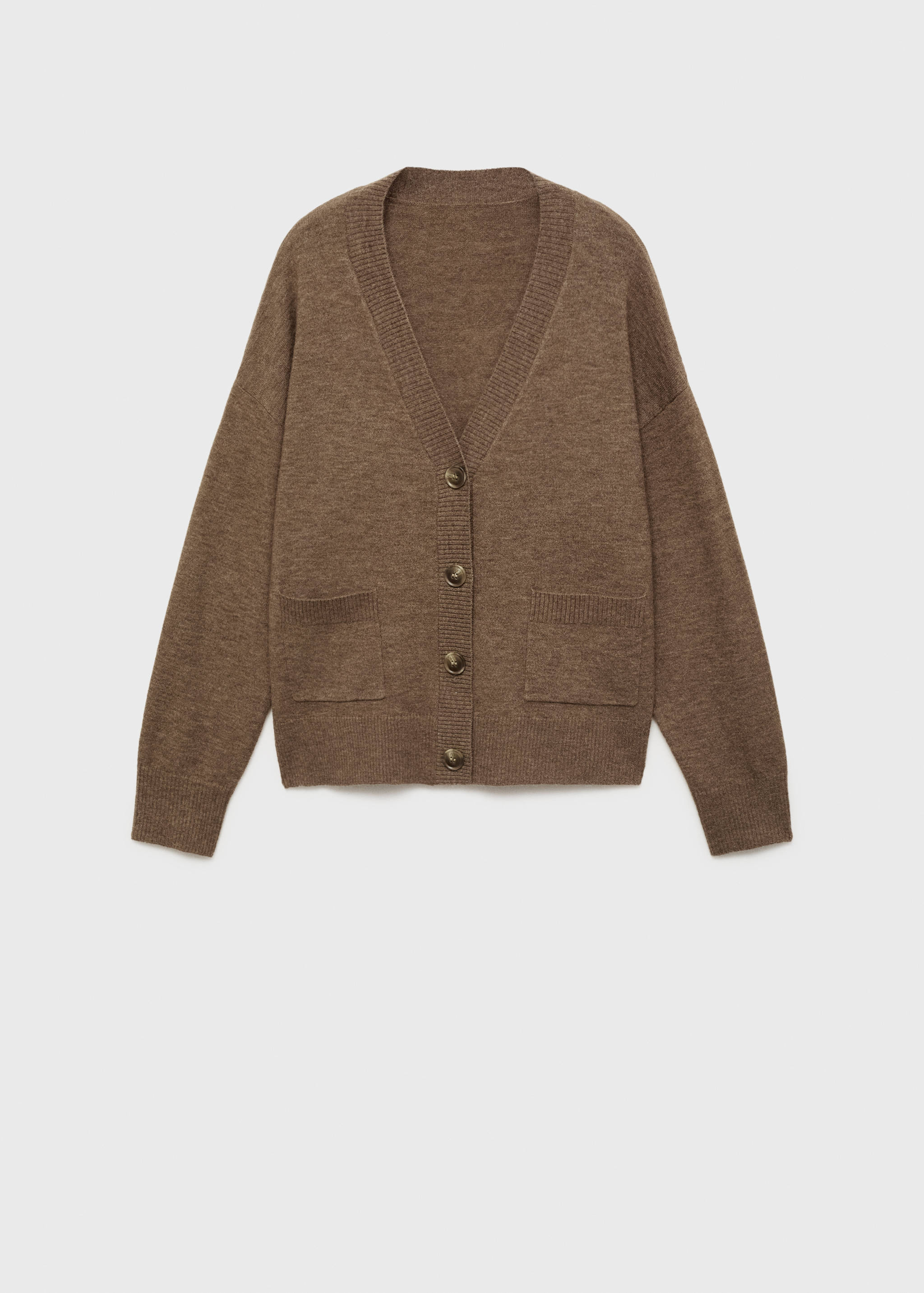 V-neck cardigan with pockets - Article without model