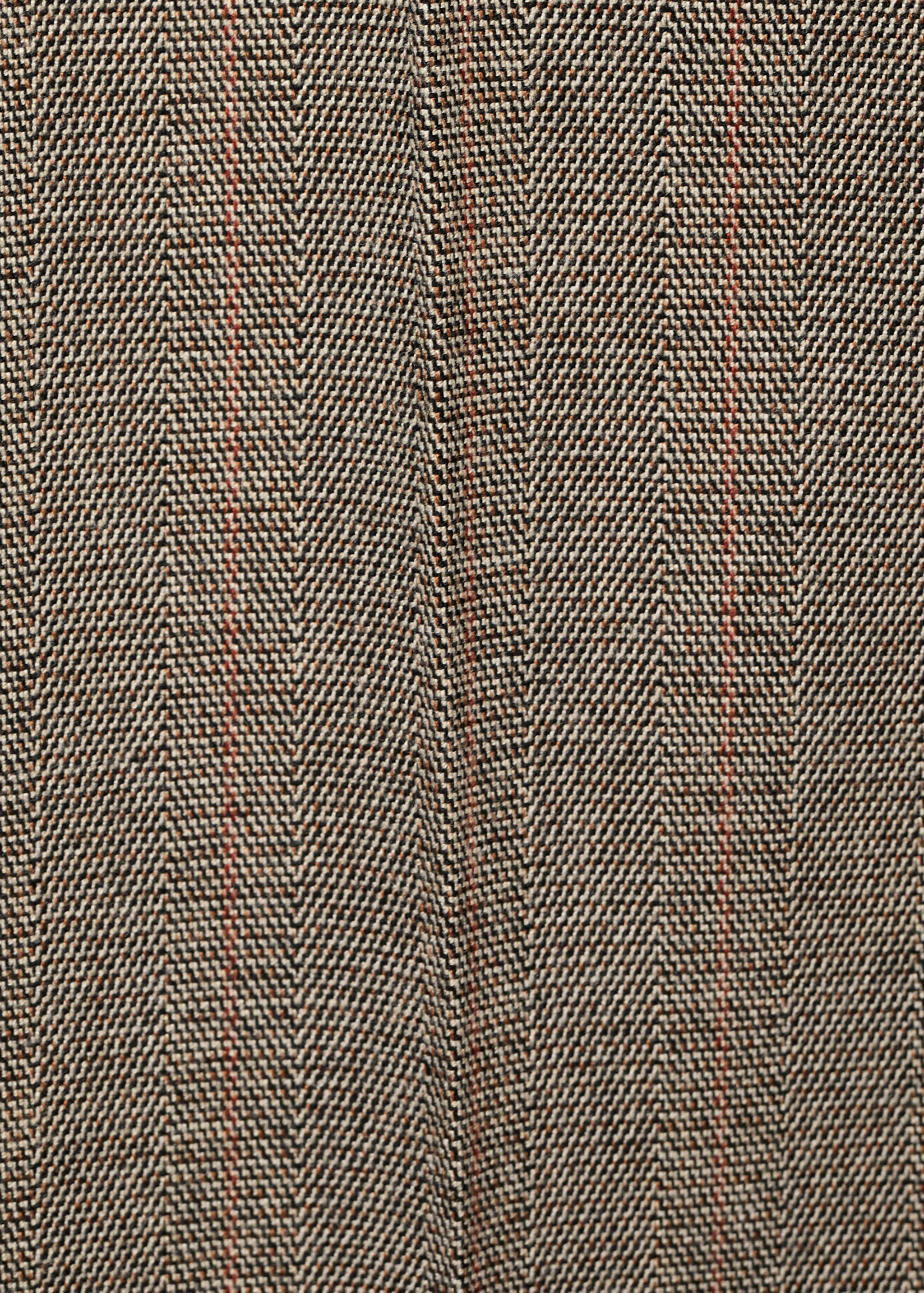 Cropped tailored pinstripe pants - Details of the article 0